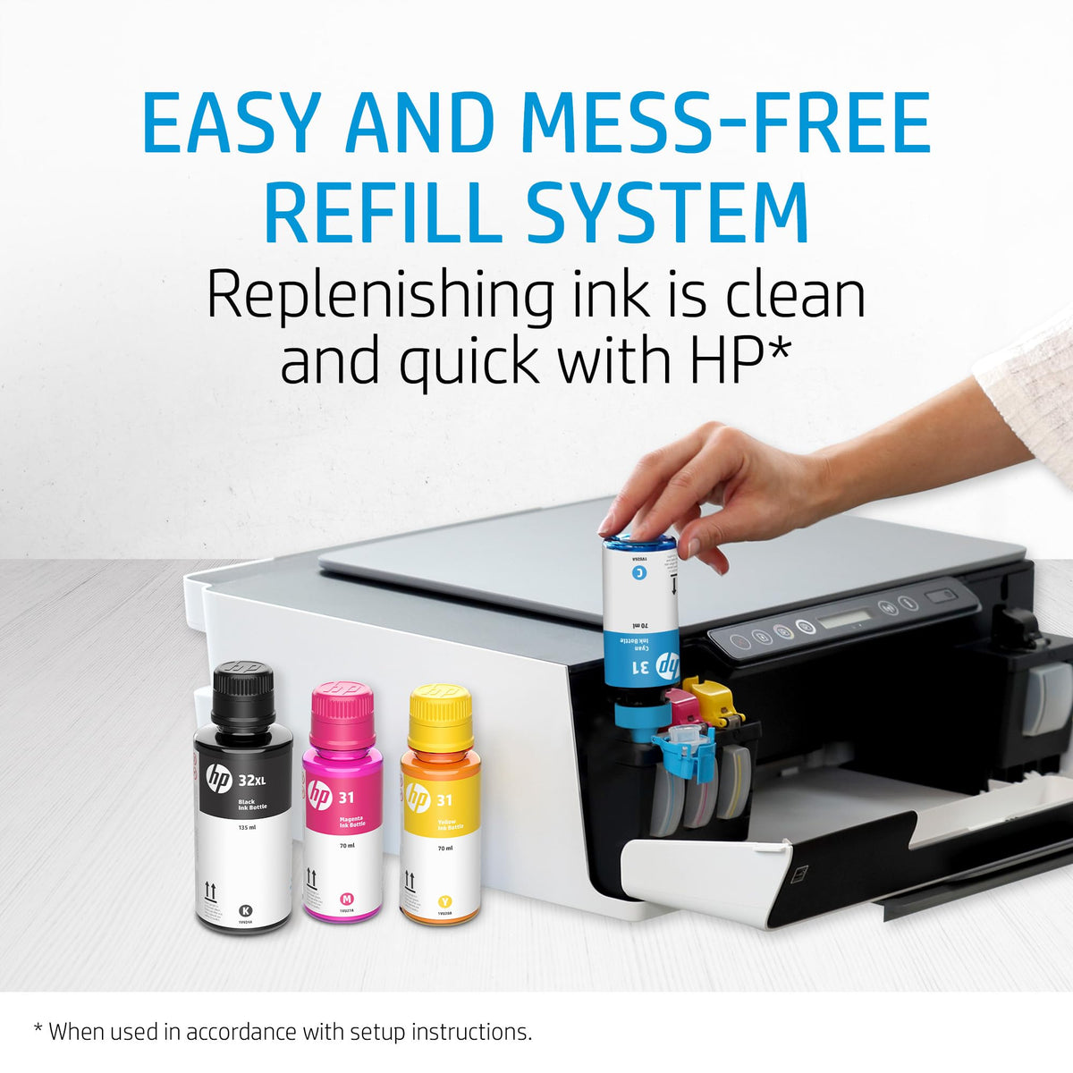 HP 32XL Black Ink Bottle, 135ml (1VV24AN) 🍁 All In One Marketplace Canada