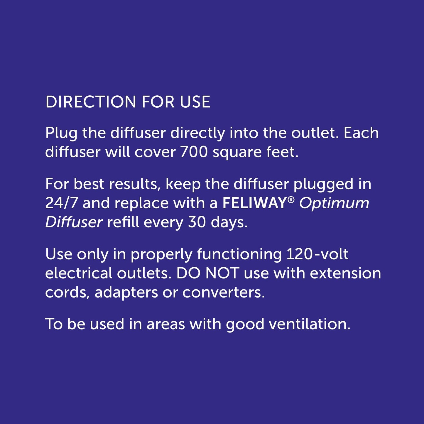 FELIWAY Optimum Diffuser Refill, Promotes Calmness AND Harmony in Cats & Kittens, VHP Registered NN.P5V2, includes 1 Refill, Lasts 30 Days, Cat Calming Pheromones, 48ml 🍁 All In One Marketplace Canada