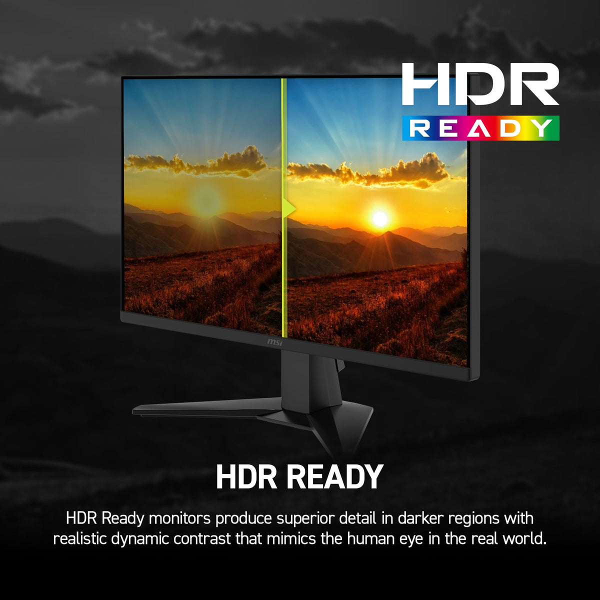 MSI MAG 245F X24 24-inch 1920 x 1080 (FHD) Gaming Monitor, 240Hz, FreeSync Premium, HDR Ready, HDMI, VGA Port, VESA Mountable, Tilt, 4-Side Slim Bezel, 0.5ms, Black 🍁 All In One Marketplace Canada
