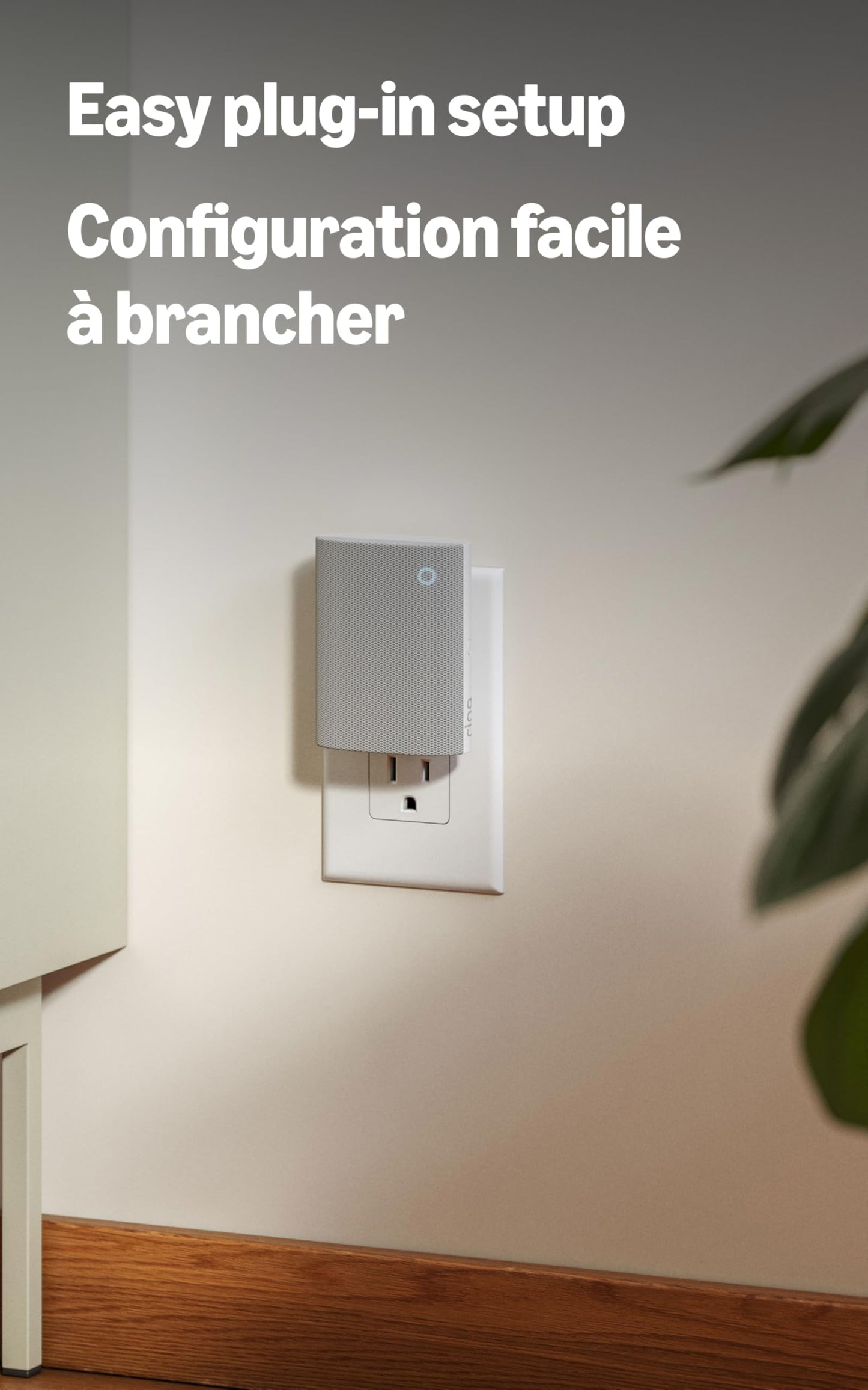Ring Chime — Enhanced audio for real-time alerts you can hear from anywhere, easy plug-in setup, simple wifi & Bluetooth connectivity, sleek design, White 🍁 All In One Marketplace Canada