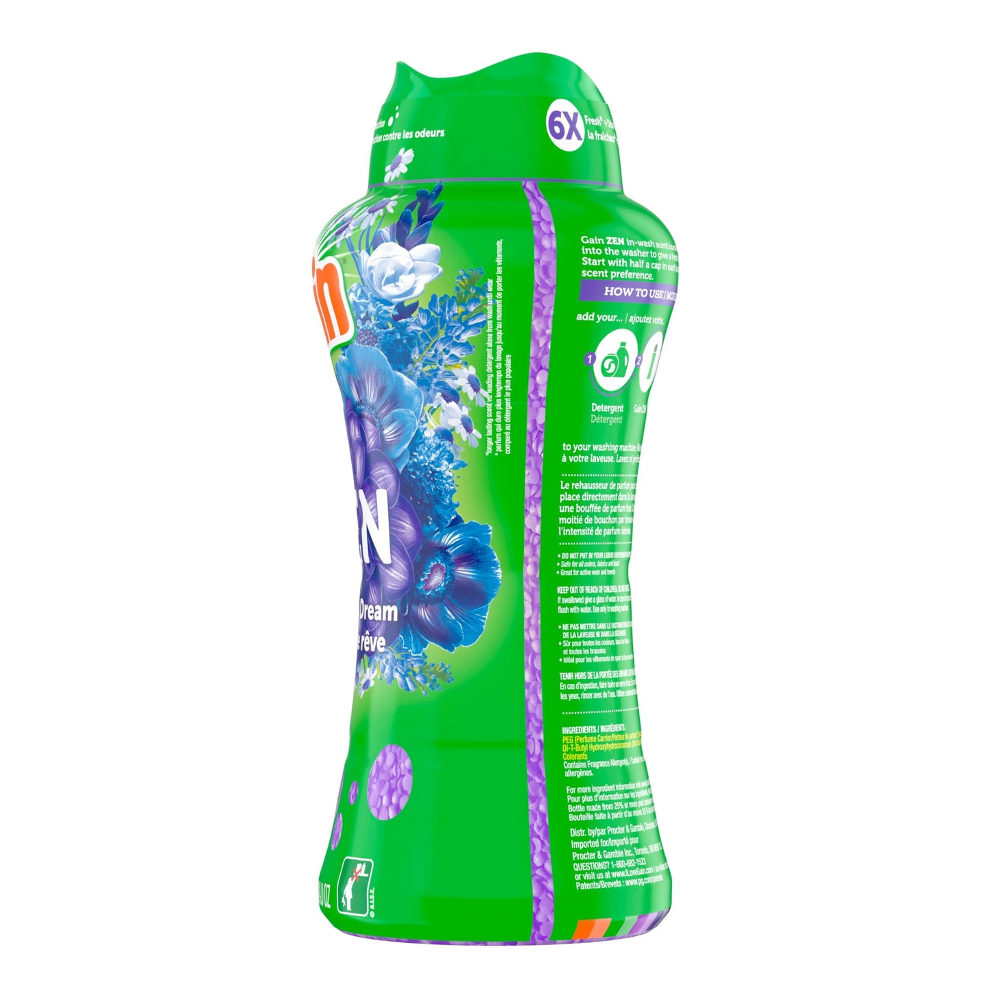 Gain In-Wash Laundry Scent Booster Beads, Zen, 680 Grams 🍁 All In One Marketplace Canada