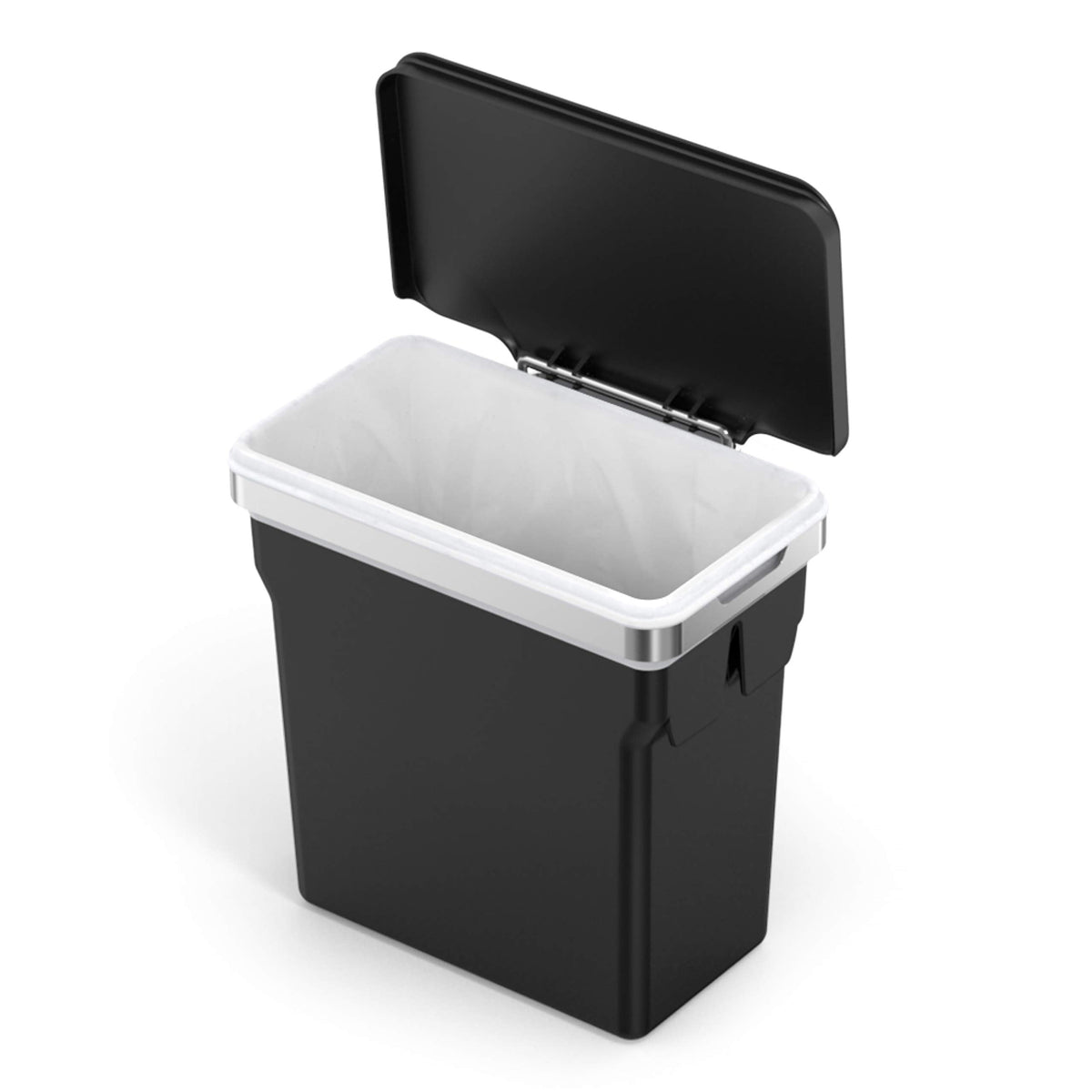 simplehuman 10 Liter / 2.6 Gallon In-Cabinet Trash Can, Heavy-Duty Steel Frame, Black 🍁 All In One Marketplace Canada