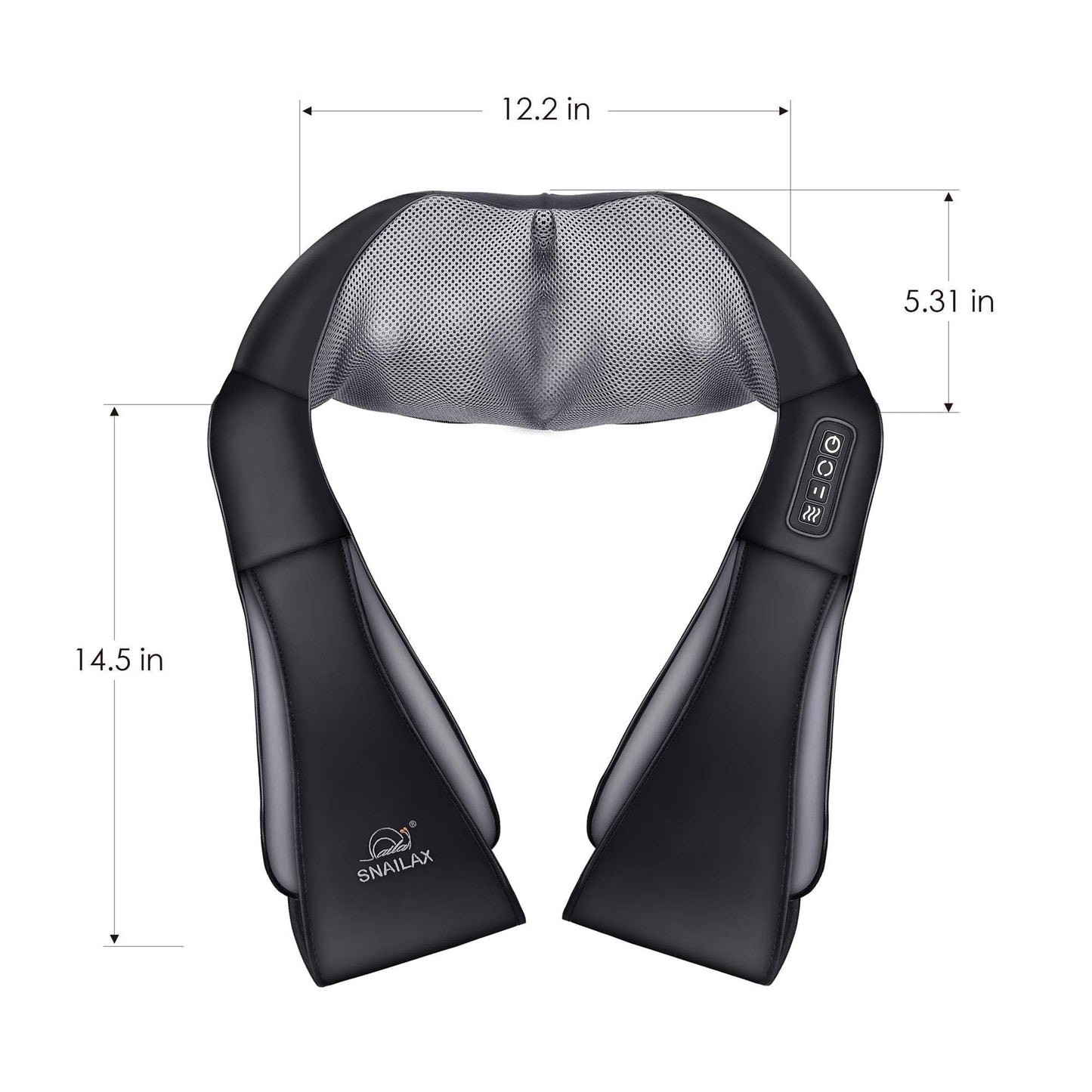 Snailax Cordless Shiatsu Neck Massager, Kneading Shoulder Massage with Heat 🍁 All In One Marketplace Canada