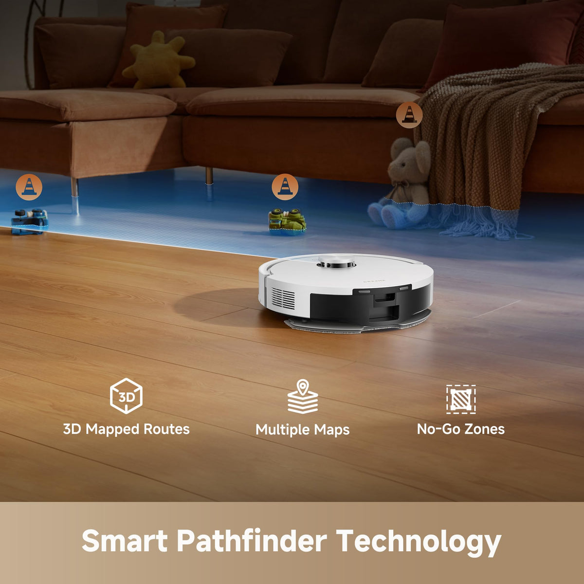 DREAME D20 Air Plus Robot Vacuums and mop, 20,000Pa Suction, Self-Emptying 🍁 All In One Marketplace Canada