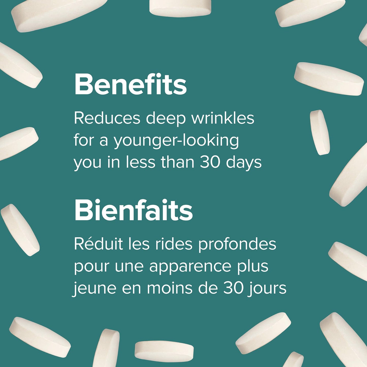 Webber Naturals Collagen30 with Hyaluronic Acid, Bioactive Collagen Peptides, 180 Tablets, Helps Reduce Joint Pain, Eye Wrinkles and Fine Facial Line 🍁 All In One Marketplace Canada