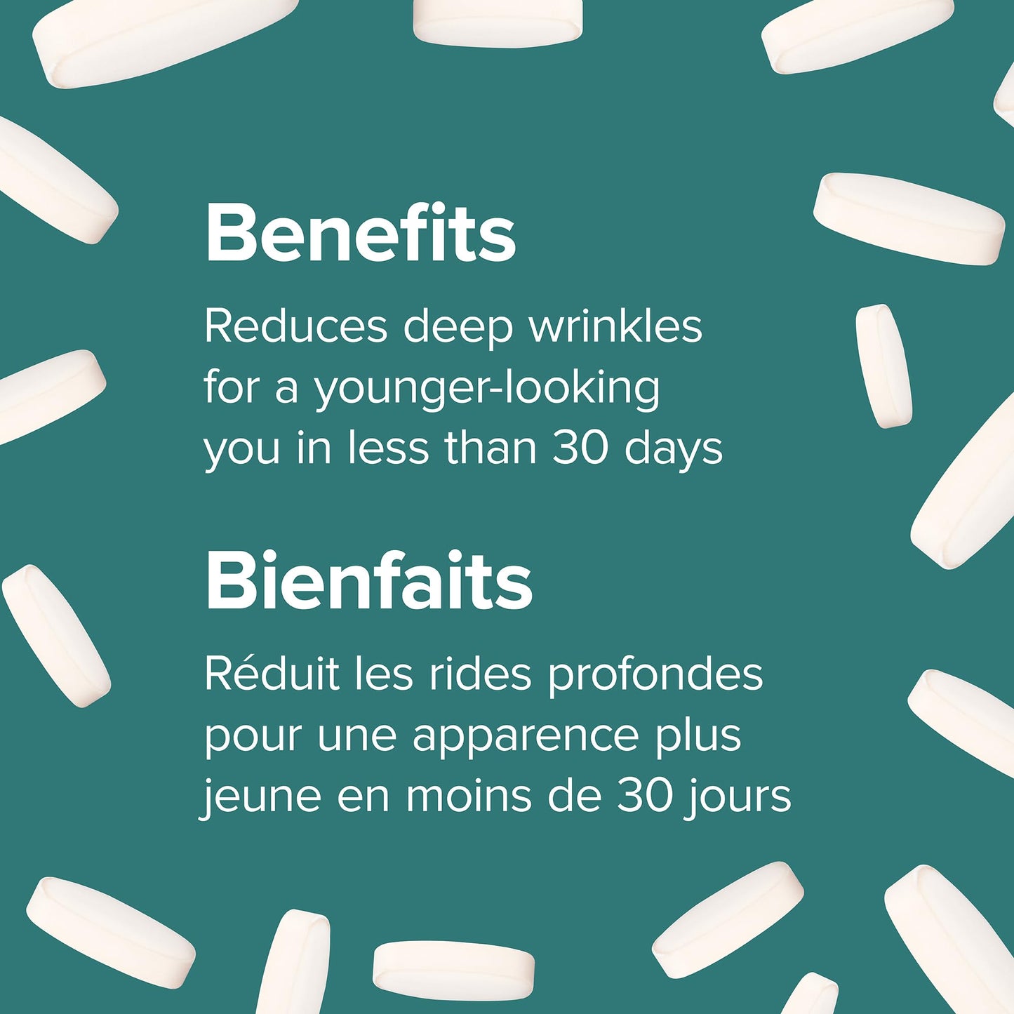 Webber Naturals Collagen30 Anti-Wrinkle, 2500 mg of Bioactive Collagen Peptides Per Serving, 180 Tablets, Helps Reduce Deep Wrinkles, Fine Lines & Stimulates Skin Cells 🍁 All In One Marketplace Canada