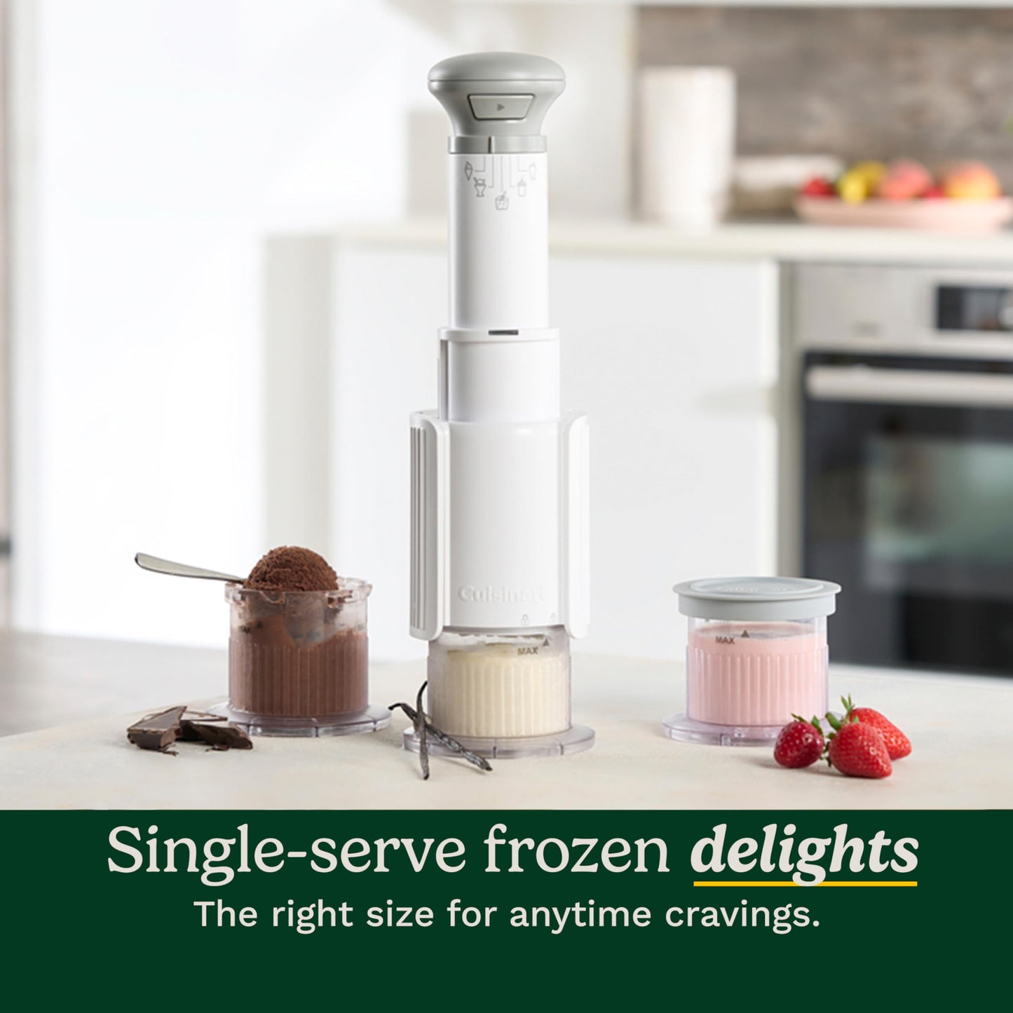 Cuisinart Ice Cream Maker, 5-in-1, 3 Half-Pint Mixing Cups 🍁 All In One Marketplace Canada