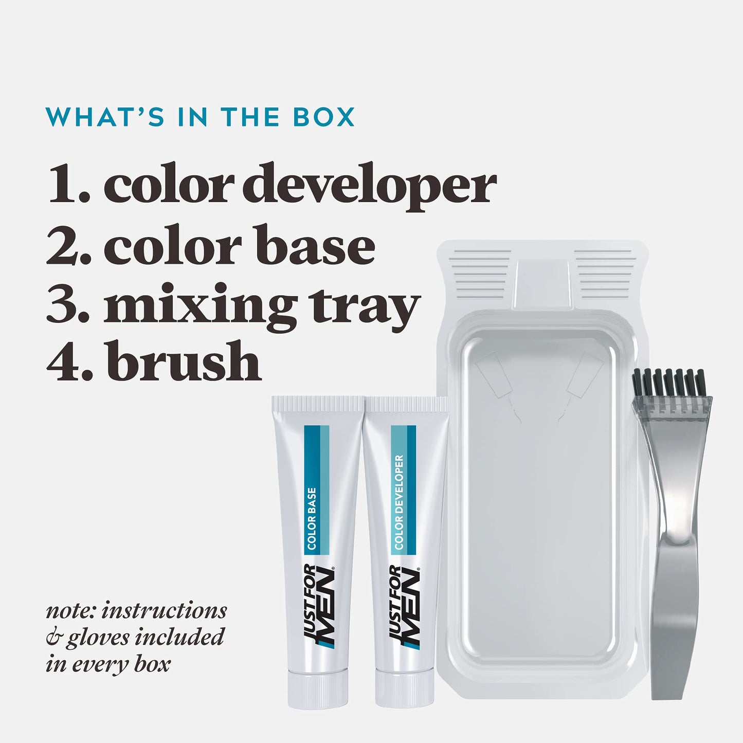 Just For Men Mustache & Beard, Beard Dye for Men with Brush Included for Easy Application, With Biotin Aloe and Coconut Oil for Healthy Facial Hair, Real Black, M-55 (3 Count) 🍁 All In One Marketplace Canada