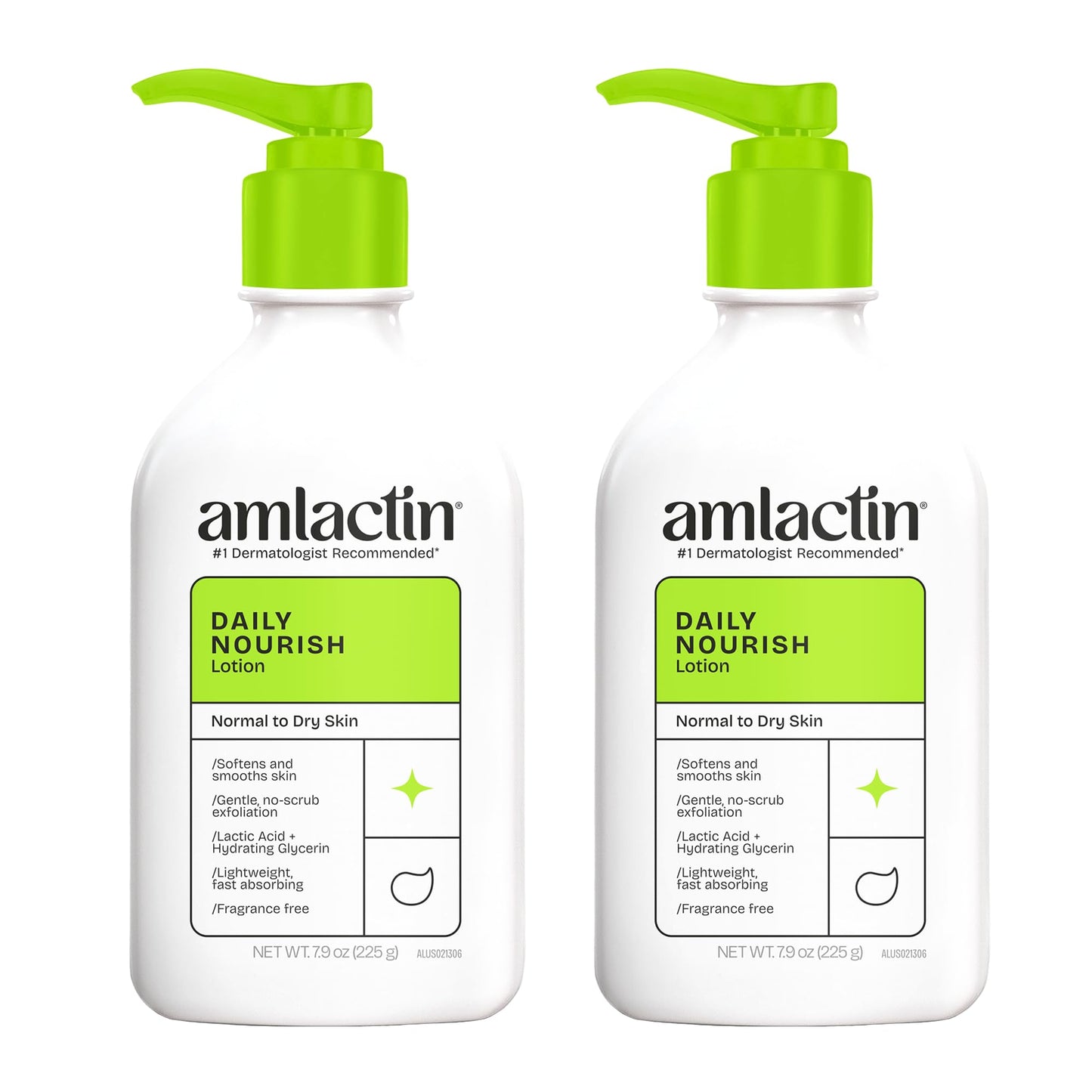 Sandoz Amlactin Daily Moisturizing Body Lotion 12%, Twin Pack 🍁 All In One Marketplace Canada
