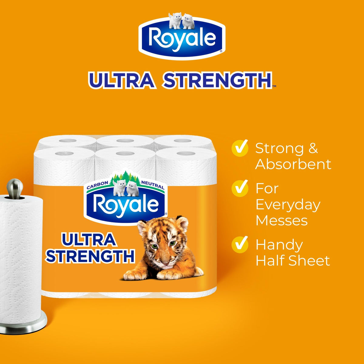 Royale Ultra Strength Paper Towel, 12 Equal 30 Rolls, 123 Sheets per Roll 🍁 All In One Marketplace Canada