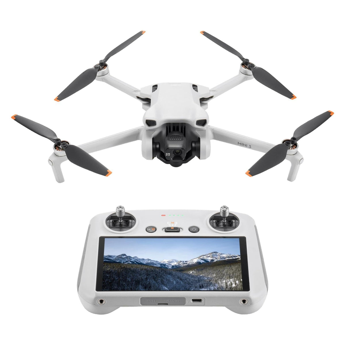 DJI Mini 3 (DJI RC), Lightweight 3x Mechanical Gimbal Drones with Camera for Adults 4K, 38-min Flight Time, up to 32800ft (10km) Video Transmission, Vertical Shooting, GPS Auto Return Integrated 🍁 All In One Marketplace Canada
