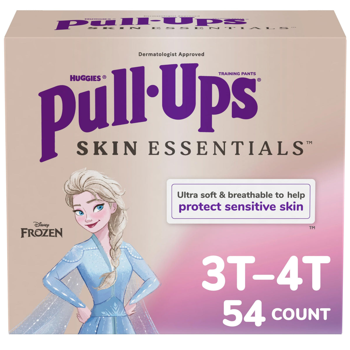 Pull-Ups Girls' Skin Essentials Training Pants, 3T-4T (32-40 lbs), 54 Ct 🍁 All In One Marketplace Canada