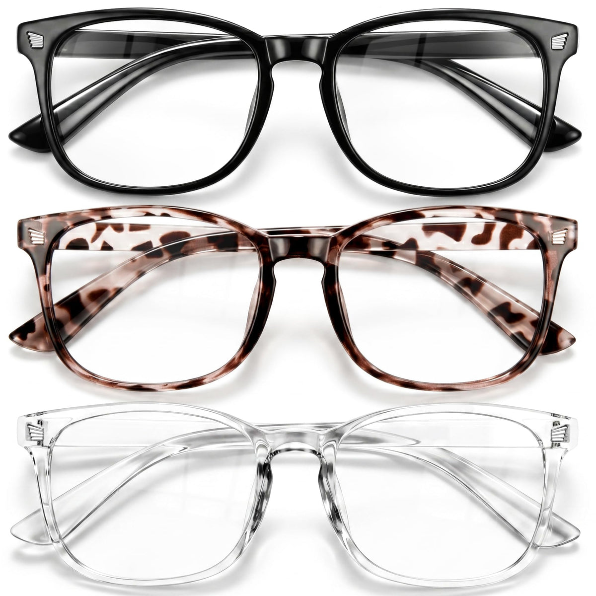 Gaoye Blue Light Blocking Glasses, Fashion Square Fake Nerd Eyewear Anti UV Ray Computer Gaming Eyeglasses Women/Men 🍁 All In One Marketplace Canada