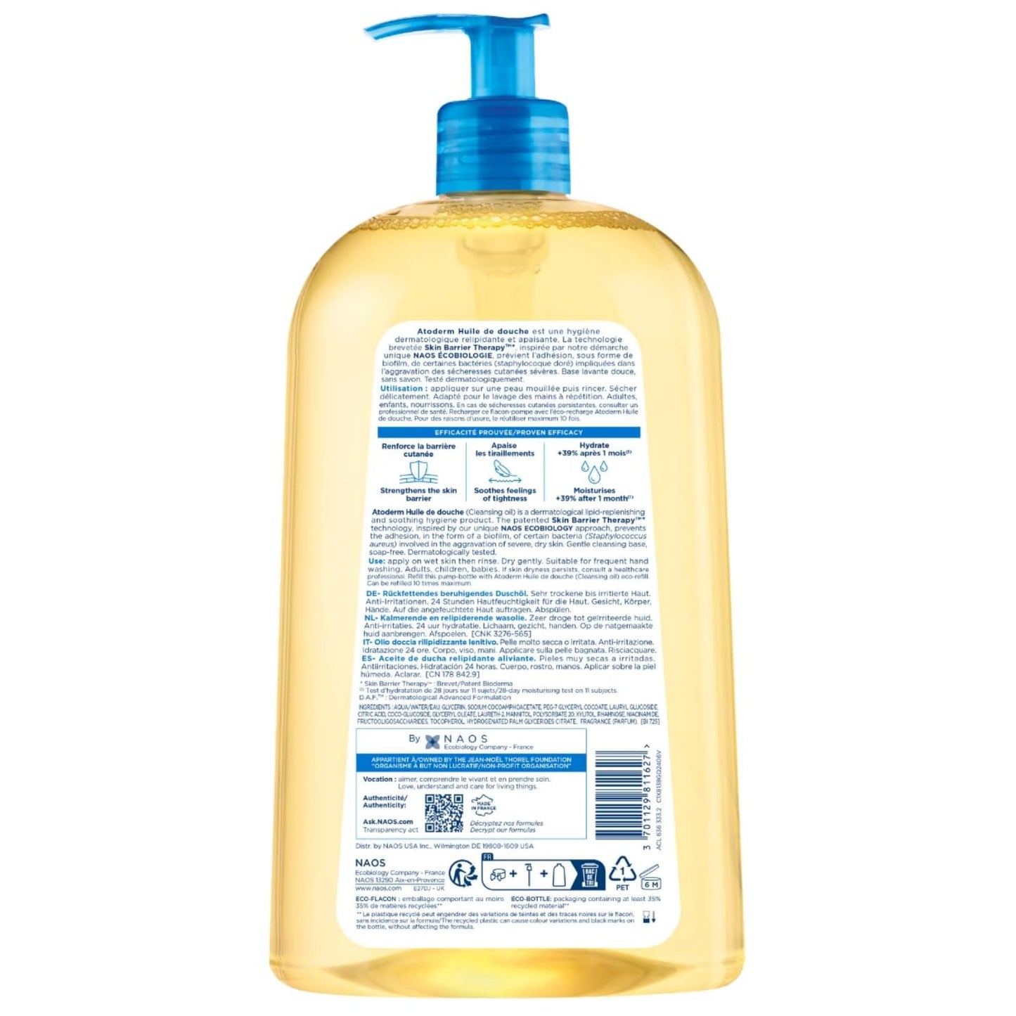 Bioderma Atoderm Shower-Oil, Cleansing-Oil For Face & Body, Nourishing Cleansing Oil For Dry to Atopic Sensitive Skin For Softer & Smooth Skin For Your Whole Family 🍁 All In One Marketplace Canada