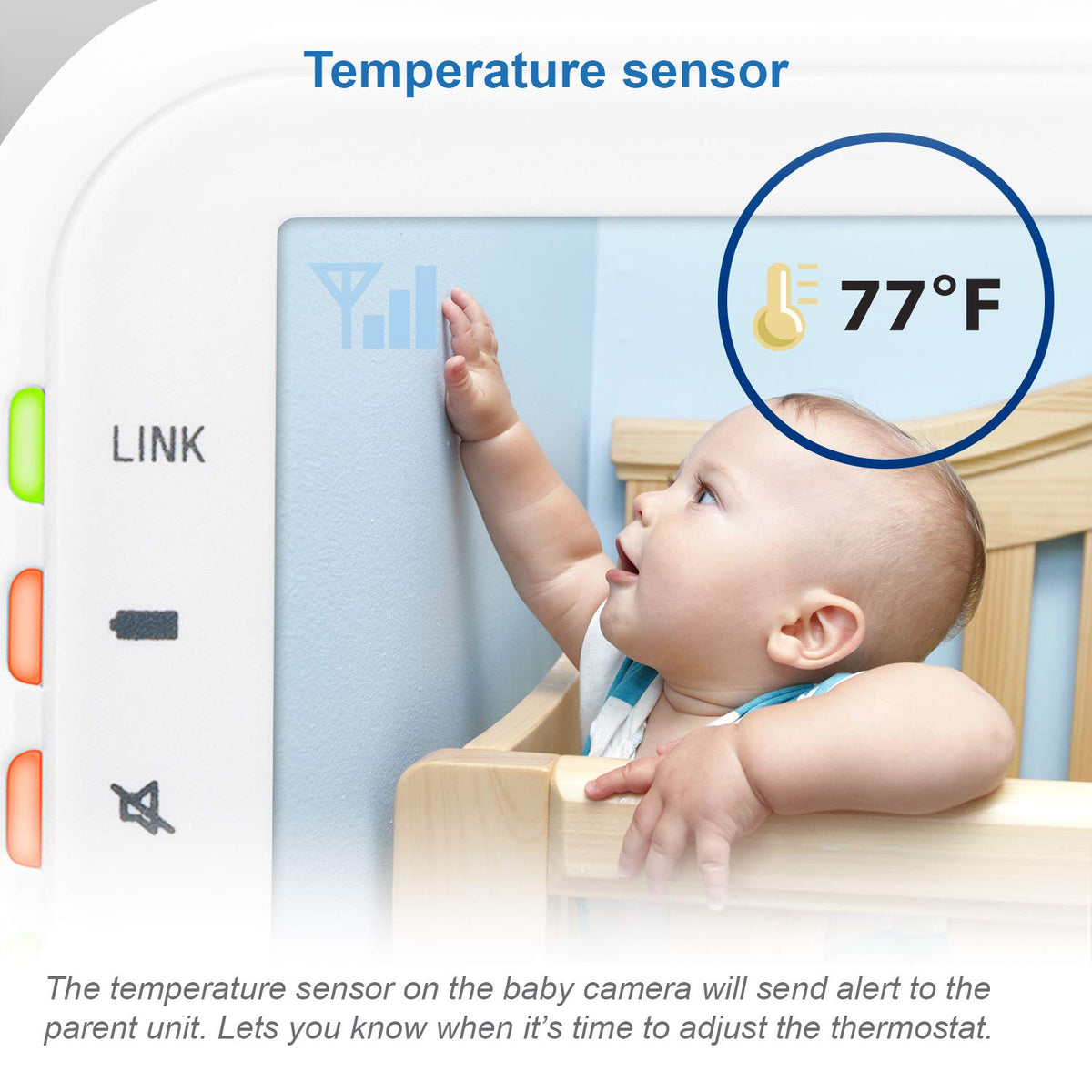 VTech VM3252-2 Digital Video Baby Monitor with 2.8" LCD 2 Cameras and Automatic Night Vision, 1 Count, White 🍁 All In One Marketplace Canada