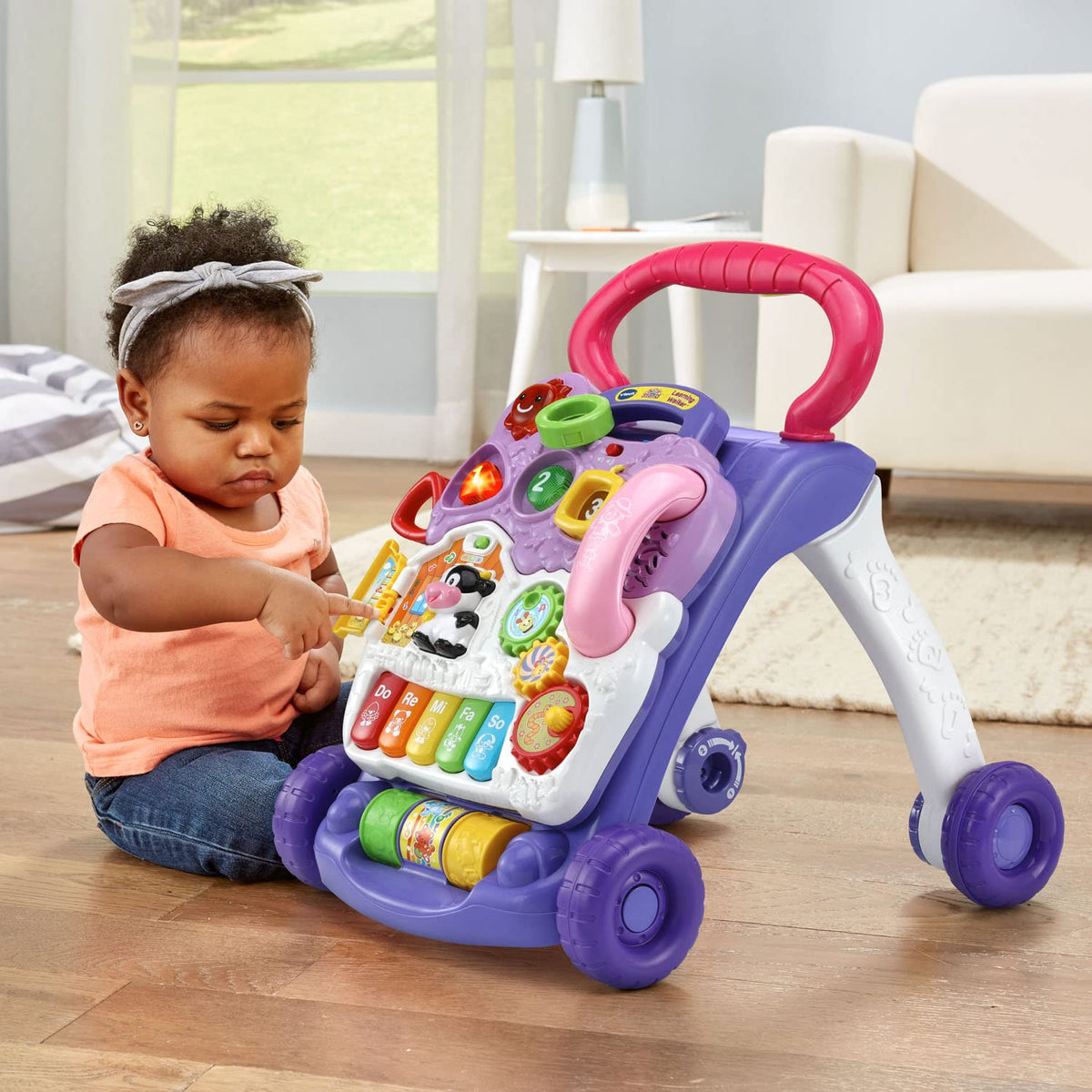 VTech Sit-to-Stand Learning Walker (Frustration Free Packaging - English Version), Purple 🍁 All In One Marketplace Canada