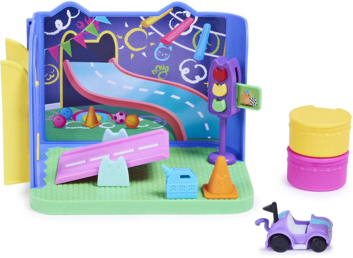 Gabby's Dollhouse, Carlita Purr-ific Play Room with Carlita Toy Car, Accessories, Furniture and Dollhouse Deliveries, Kids Toys for Ages 3 and up 🍁 All In One Marketplace Canada