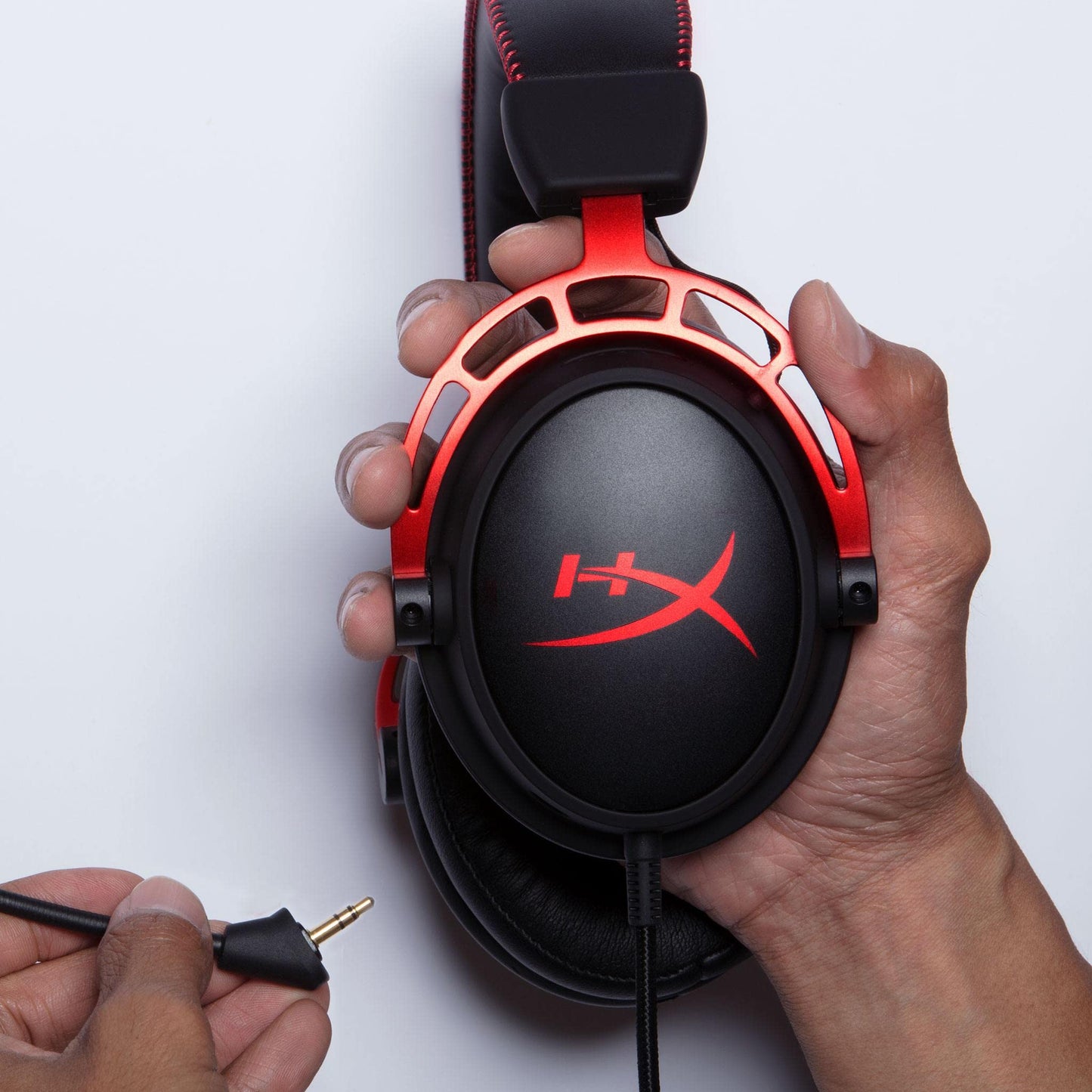 HyperX Cloud Alpha - Gaming Headset, Dual Chamber Drivers, Legendary Comfort, Aluminum Frame, Detachable Microphone, Works on PC, PS4, PS5, Xbox One/ Series X|S, Nintendo Switch and Mobile – Red 🍁 All In One Marketplace Canada