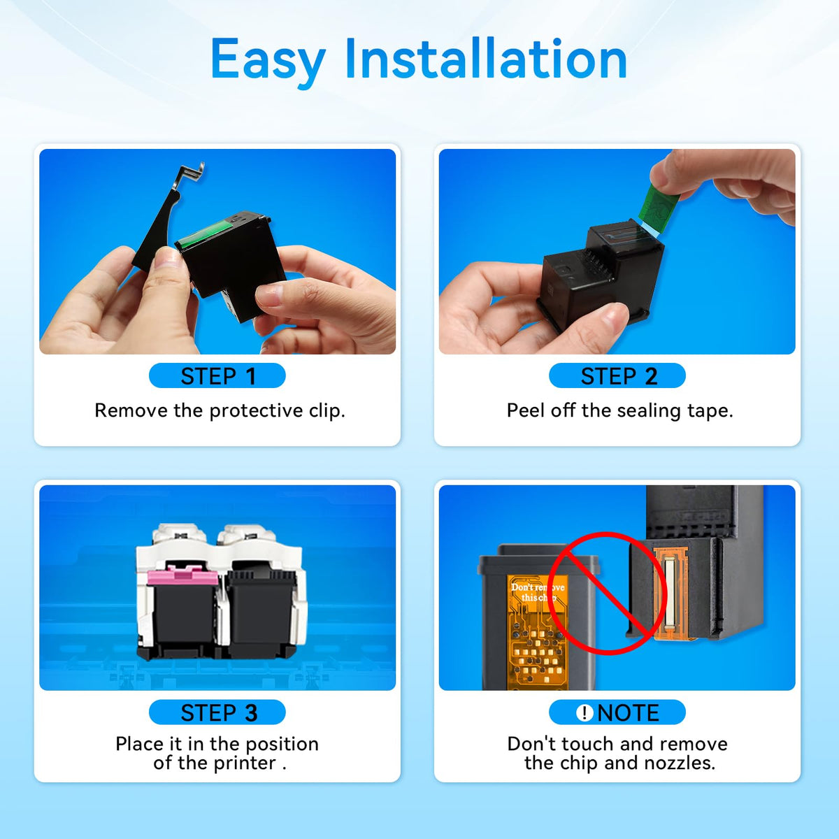 61XL Ink Cartridge Black Colour Compatible for HP 61 Ink Cartridge Compatible for HP Envy 4500 Ink fit for Envy 4500 5530 5534 5535 DeskJet 1000 1010 2540 2541 3050 OfficeJet 4630 4635 2620 Printer 🍁 All In One Marketplace Canada