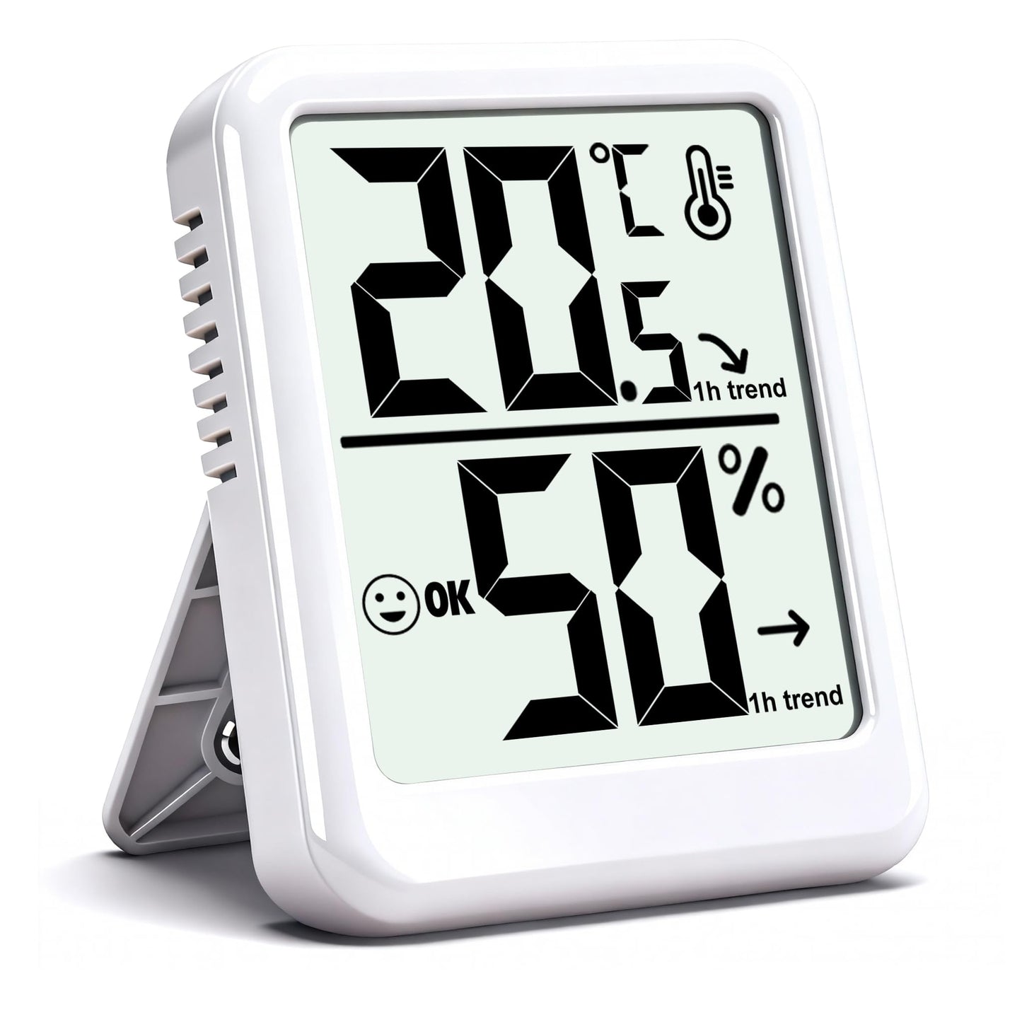 Ayawiss Room Thermometer Indoor Hygrometer with Celsius/Fahrenheit (℃/℉) Switch, Humidity Meter Gauge Digital Temperature and Humidity Sensor Monitor for Home Pets Plants - AAA Battery Included 🍁 All In One Marketplace Canada