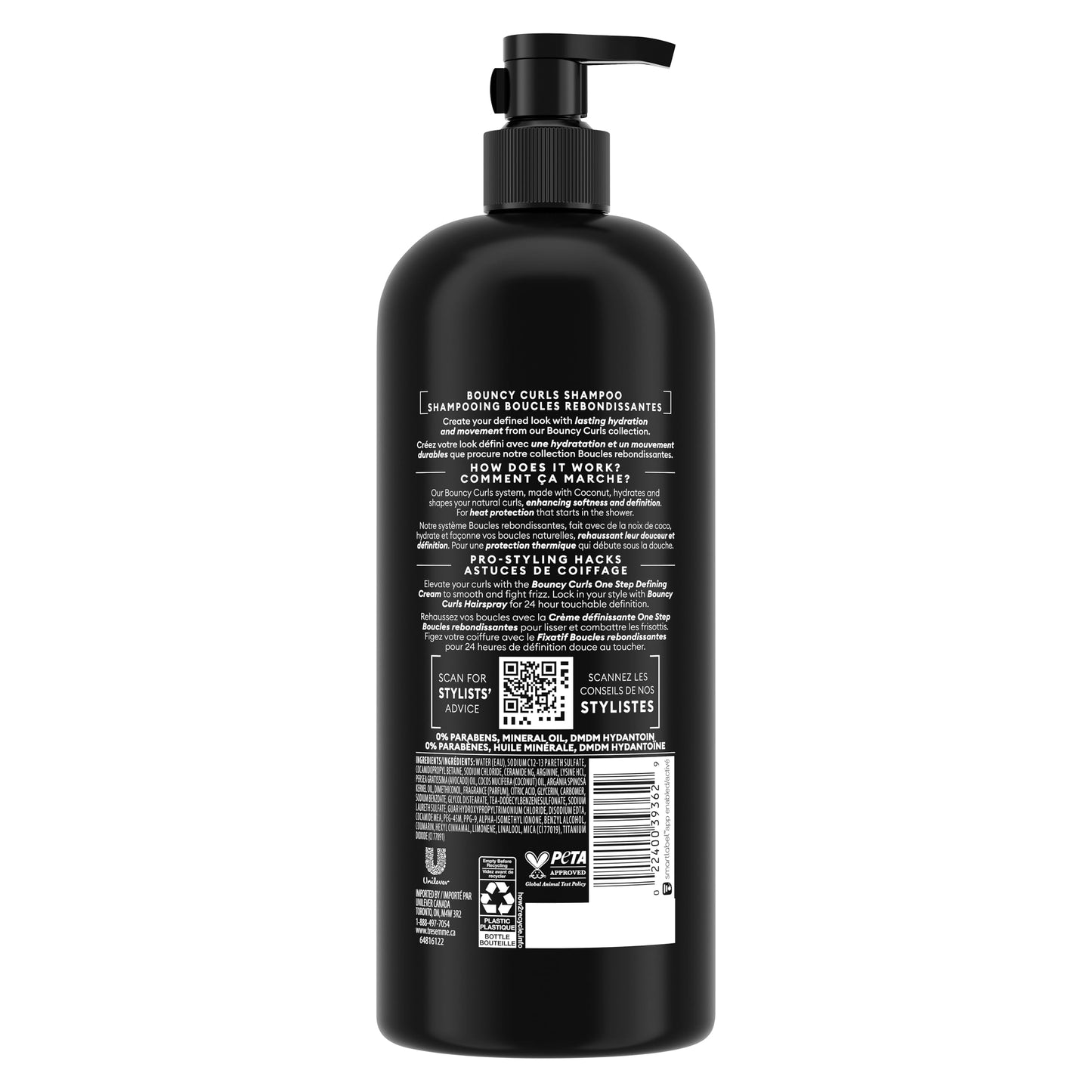 TRESemmé Bouncy Curls Shampoo, Conditioner & 5N1 Curl Crème Gel Set, 3-Pack 🍁 All In One Marketplace Canada