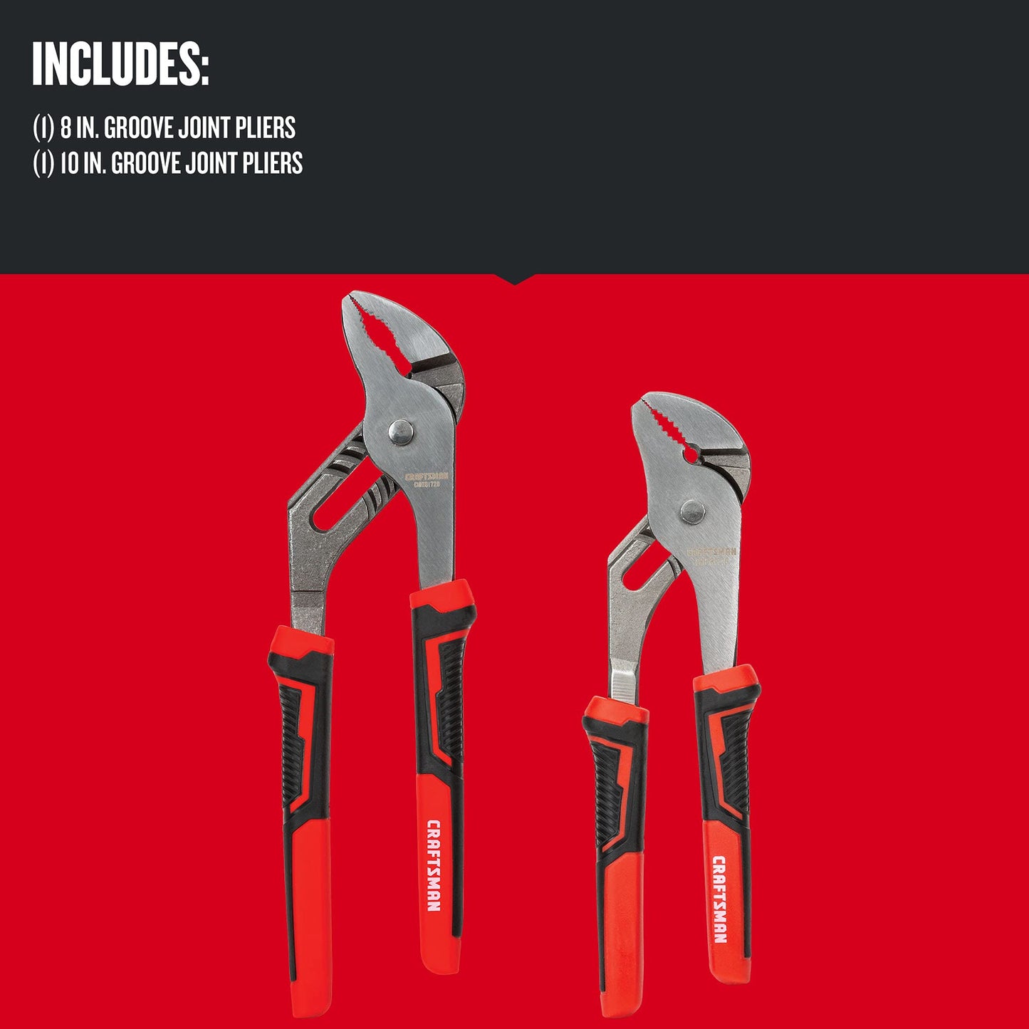 CRAFTSMAN Groove Joint Pliers 2PC SET - 8", 10" (CMHT82547) 🍁 All In One Marketplace Canada