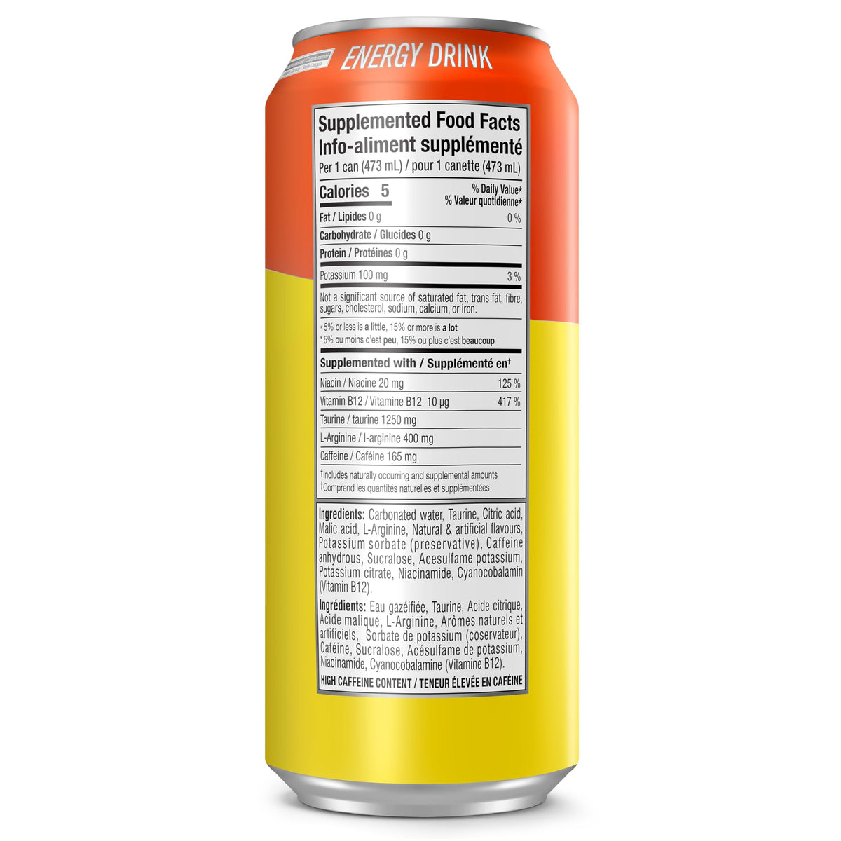 Cellucor C4 Performance Energy Drink, Orange Slice, Carbonated Sugar Free Drink with no Artificial Colours or Dyes, 473mL, 12 count 🍁 All In One Marketplace Canada
