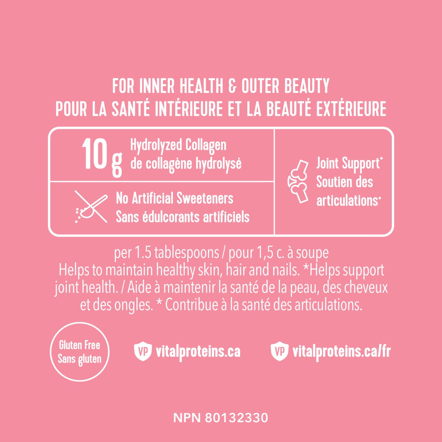 VITAL PROTEINS Beauty Collagen Peptides Strawberry Lemon Powder, Supports Hair, Skin & Nails With Hyaluronic Acid, Biotin & Vitamin C & Helps Form Collagen & Reduce Joint Pain Associated With Osteoarthritis, 201 g 🍁 All In One Marketplace Canada