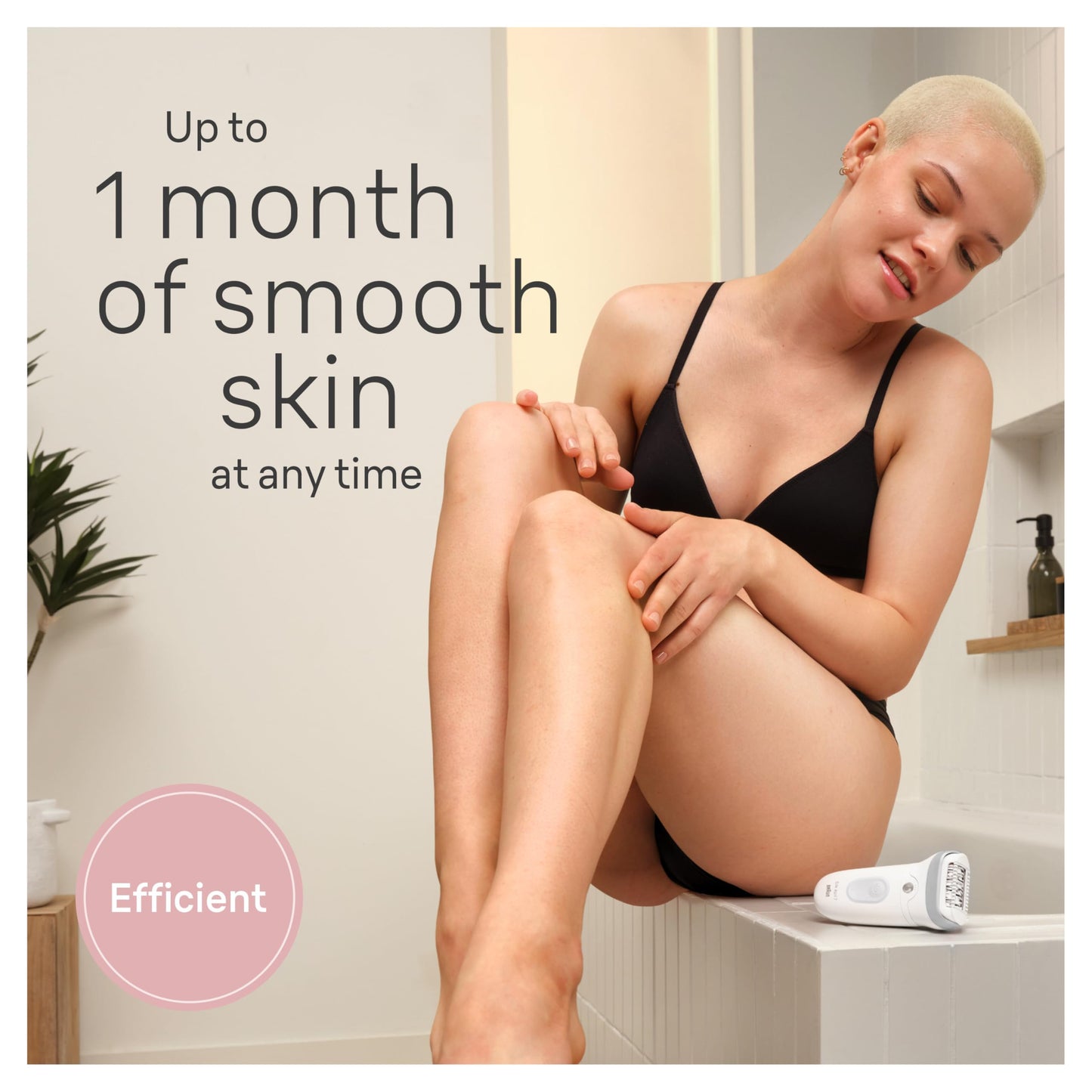 Braun Silk-épil 7 Epilator, Wet and Dry, Wide Head, Includes Shaver Head and Trimmer Comb, SE7-041, Silver 🍁 All In One Marketplace Canada