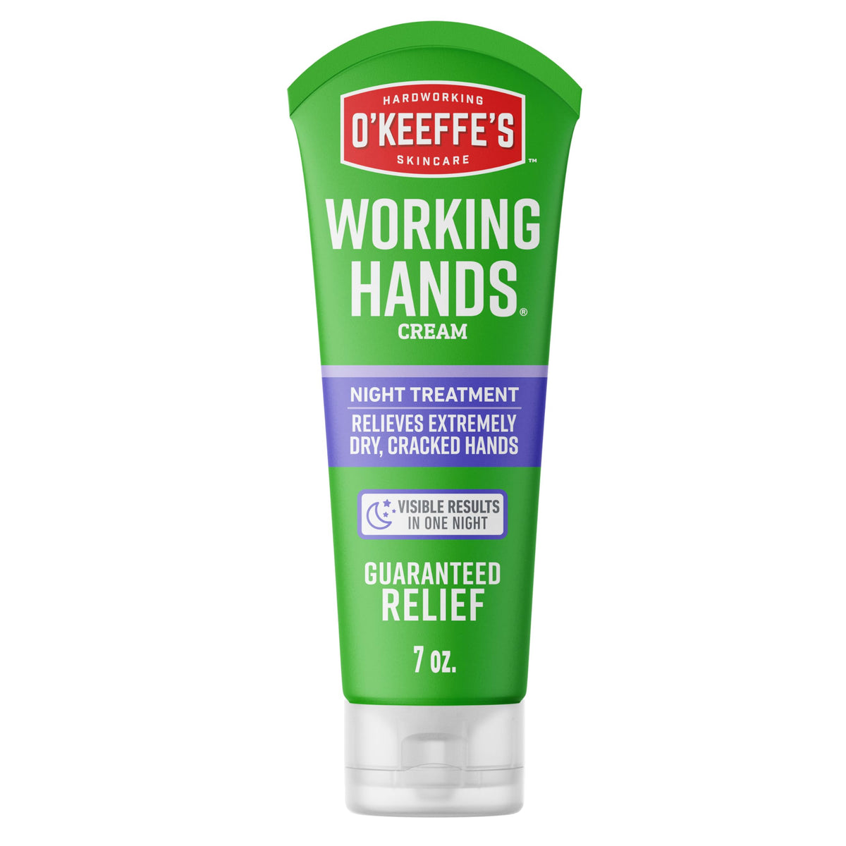 O'Keeffe's Working Hands Night Treatment Hand Cream, Restorative Lotion Works While You Sleep, Deep Conditioning Oils, 7oz/198g Tube, (Pack of 1) 🍁 All In One Marketplace Canada