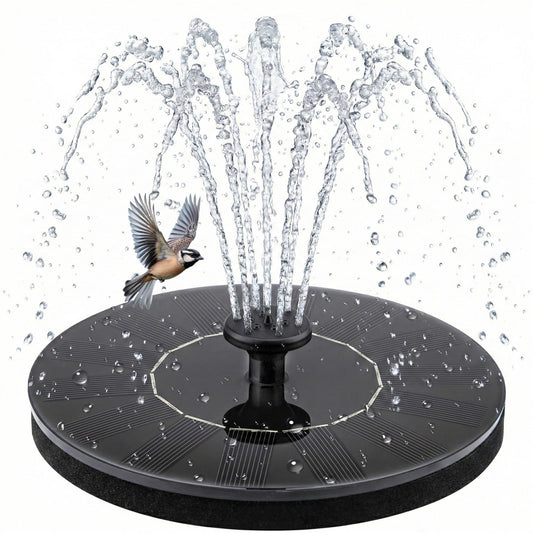 Yeomi Solar Fountain, Floating Solar Water Pump for Bird Bath, Outdoor Water Fountain No Battery or Electricity Needed, Easy to Use for Garden, Pond, Patio 🍁 All In One Marketplace Canada