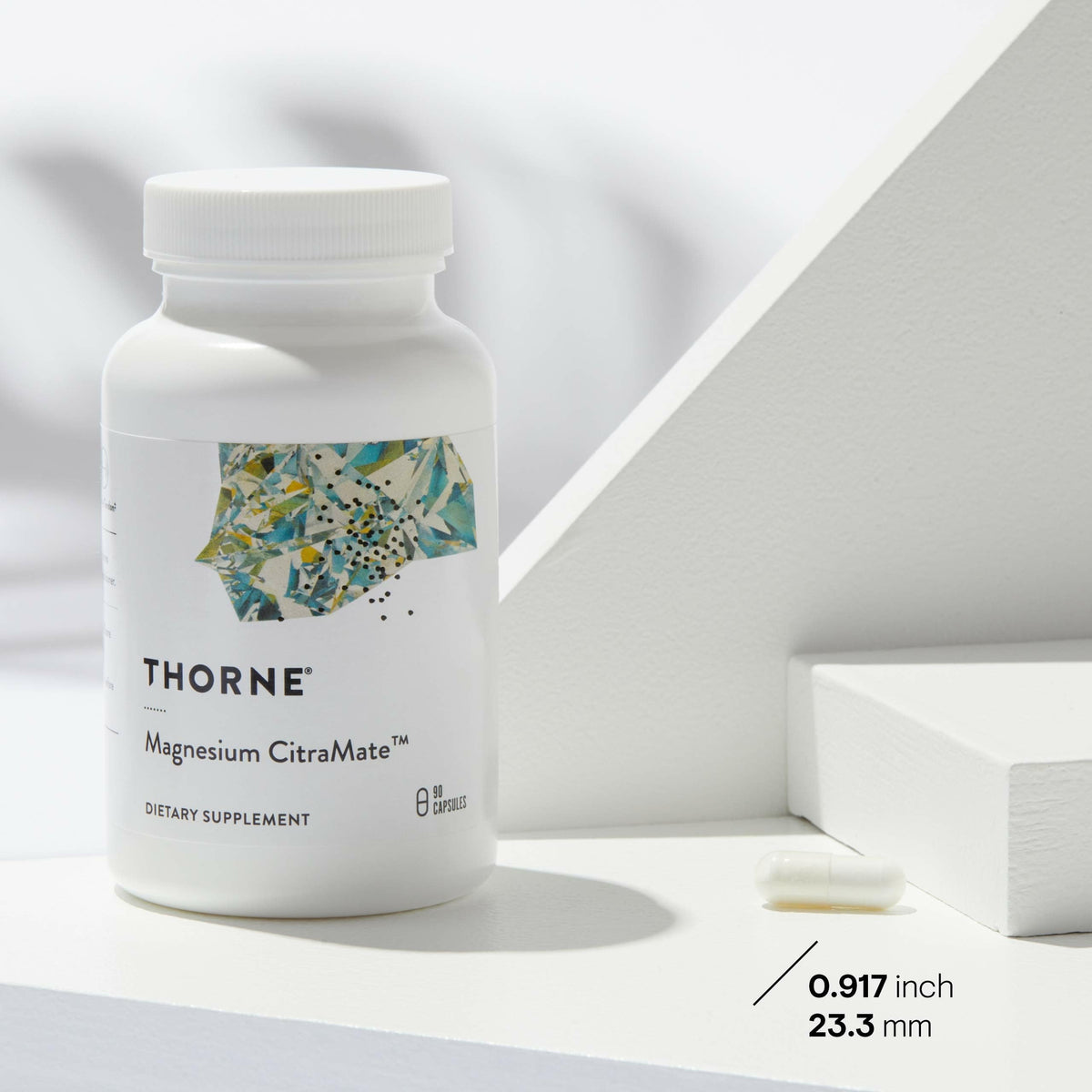 Thorne Magnesium Citramate - Magnesium with Citrate-Malate to Support Energy Production, Heart and Lung Function, and Metabolism of Sugar and Carbs - 90 Capsules - 90 Servings 🍁 All In One Marketplace Canada