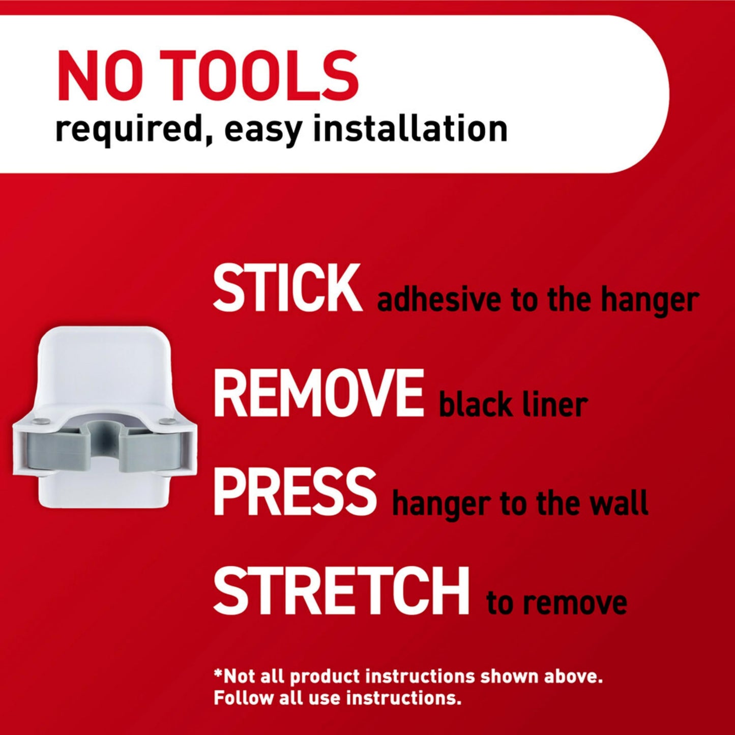 Command Broom and Mop Grippers, 3 Hangers and 6 Command Strips, Damage Free Hanging Wall Mount Broom and Mop Holder, Household Cleaning Organizer for Christmas Decorations, Holds up to 4 lb 🍁 All In One Marketplace Canada