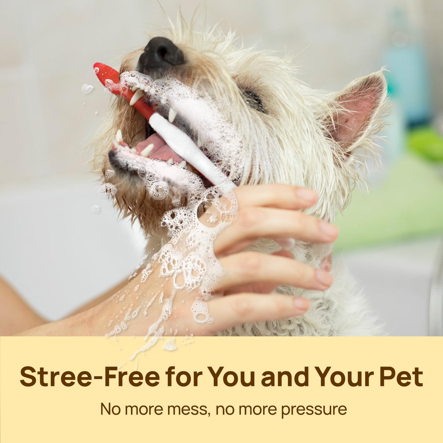 HICC PET Teeth Finger Wipes for Dogs & Cats, Vet-Recommended Teeth Cleaning Wipes, Removes Bad Breath, Plaque & Tartar, Fresh Breath Oral Care, Toothbrush & Toothpaste Alternative, Unscented 🍁 All In One Marketplace Canada