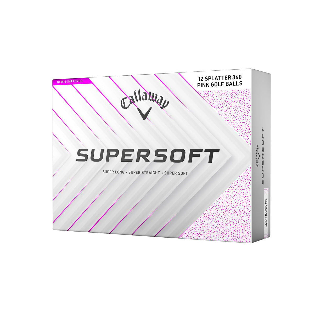 Callaway Golf Supersoft Golf Balls (2025, Pink Splatter) 🍁 All In One Marketplace Canada