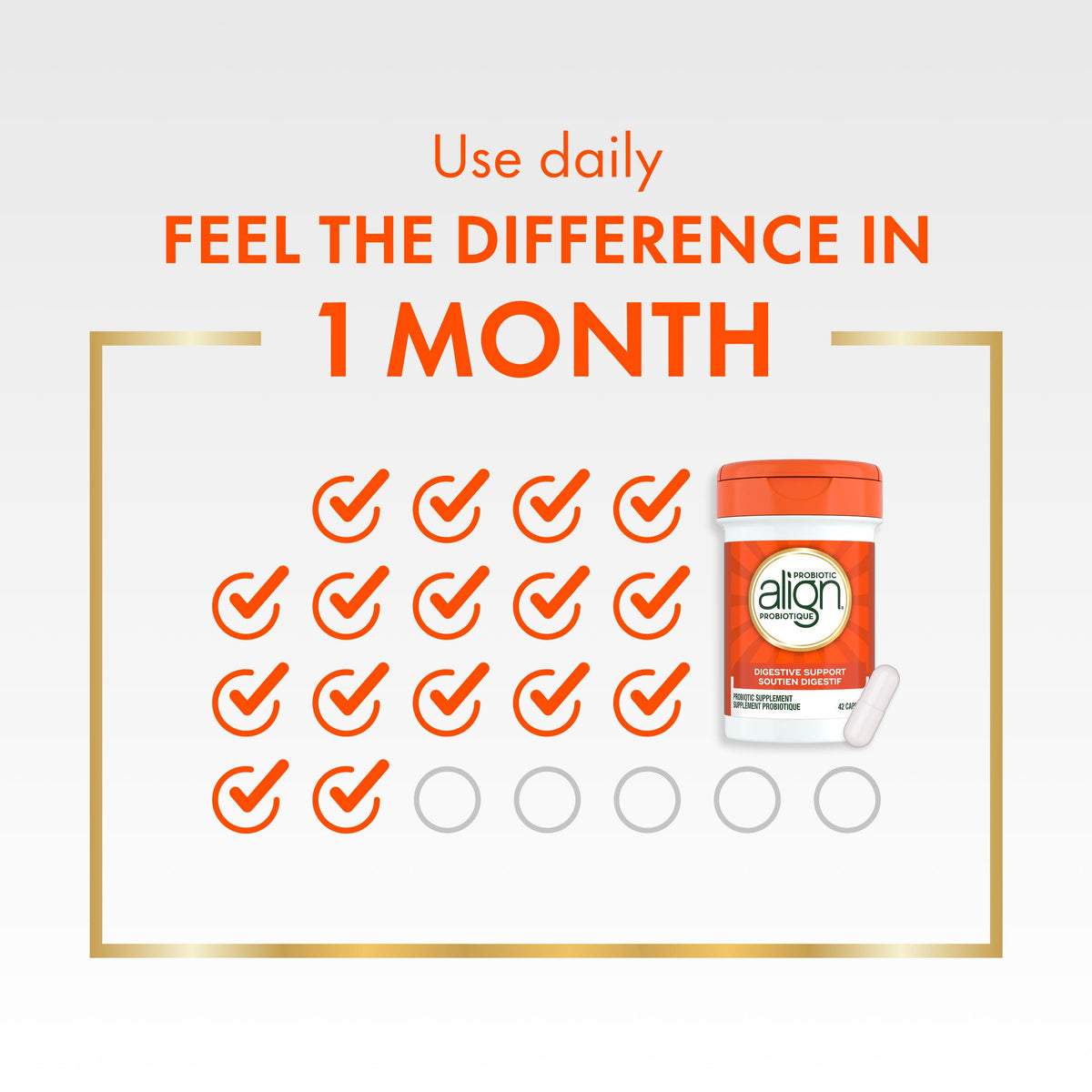 Align Probiotic Digestive Support, IBS Symptom Relief: Gas, Abdominal Discomfort, Bloating, Helps Healthy Intestinal Flora for Women & Men, 42 Capsules 🍁 All In One Marketplace Canada