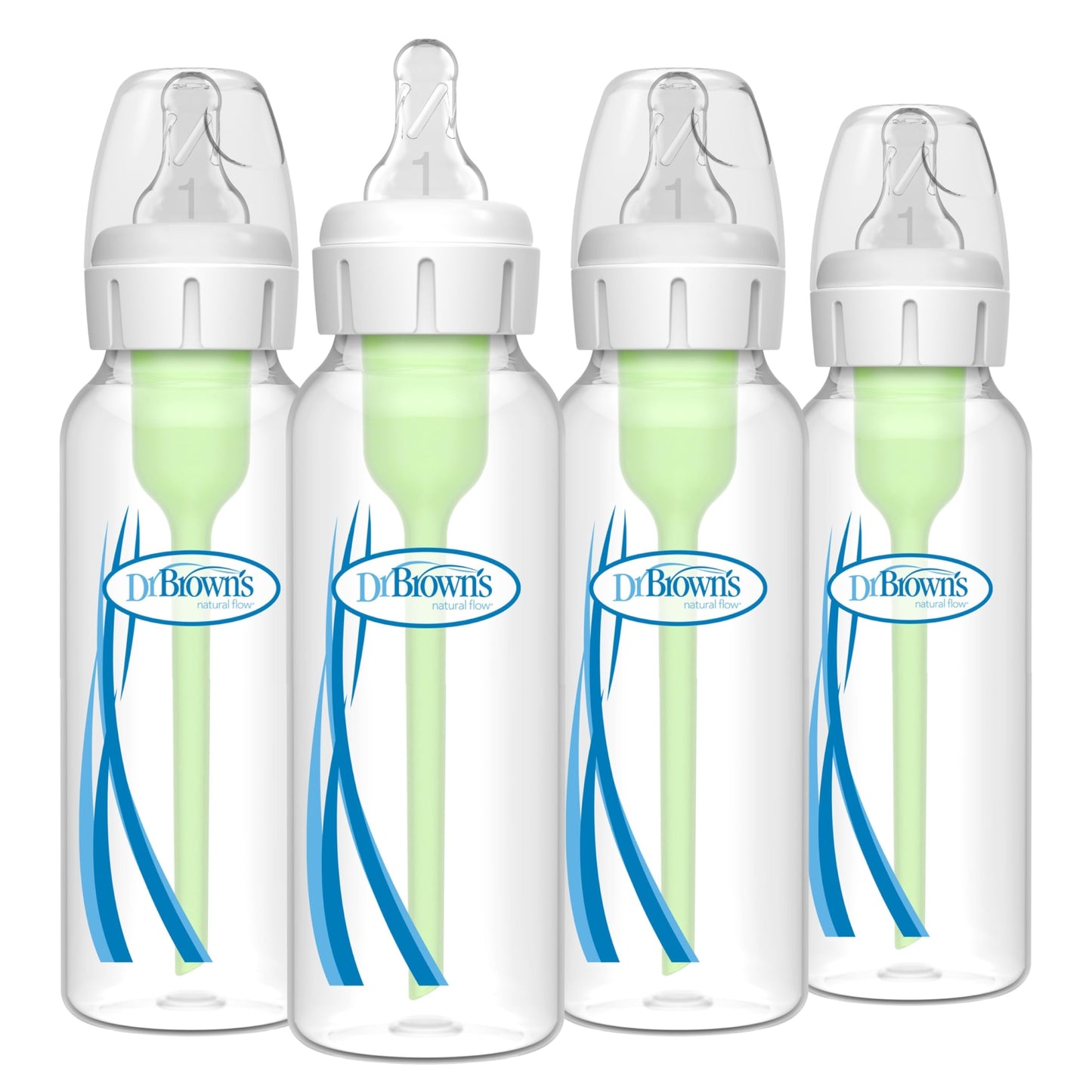 Dr. Brown's Natural Flow Anti-Colic Options+ Narrow Baby Bottle, 8 Ounce 250 ml 4 pack 🍁 All In One Marketplace Canada