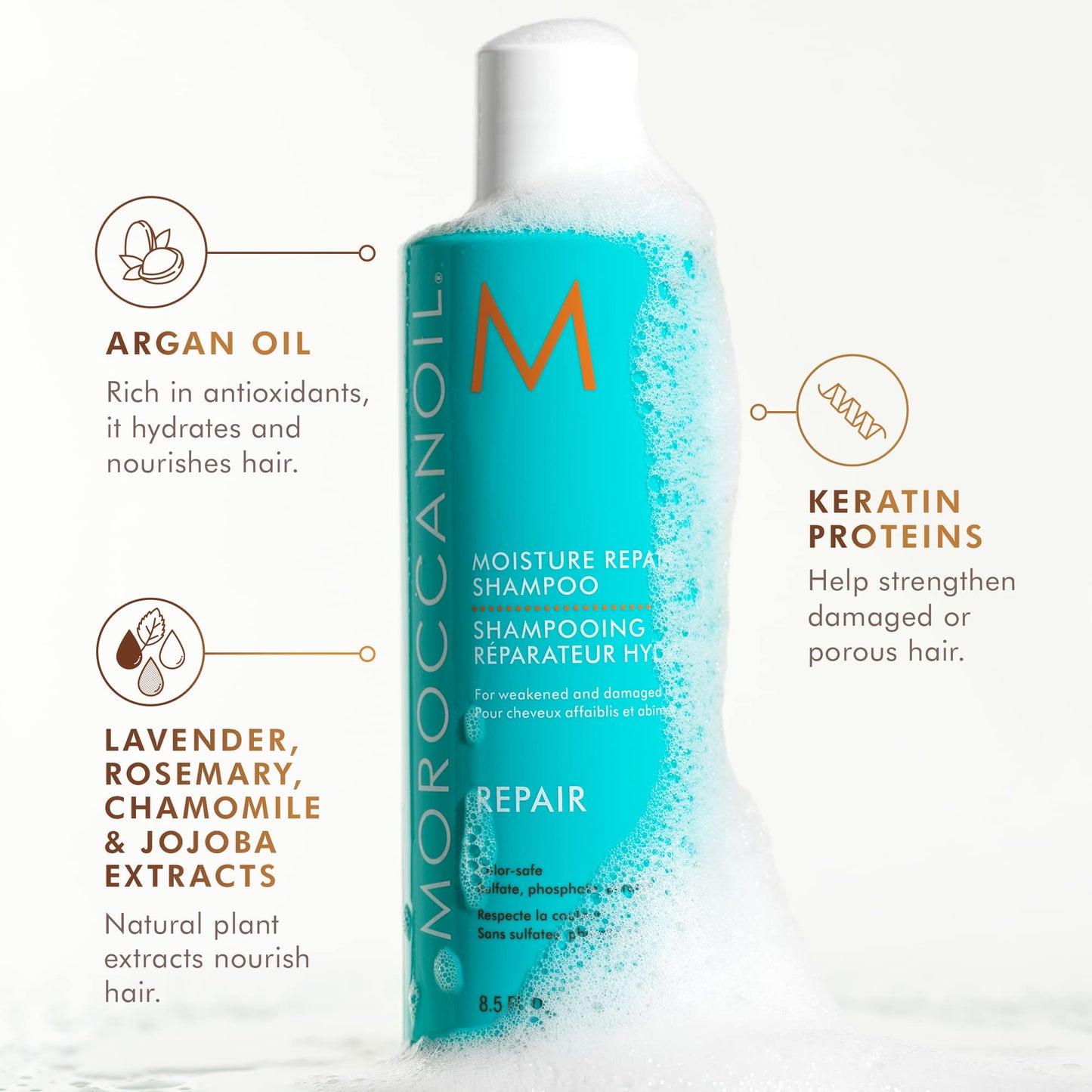 Moroccanoil Moisture Repair Shampoo, 8.5 Fl. Oz. 🍁 All In One Marketplace Canada