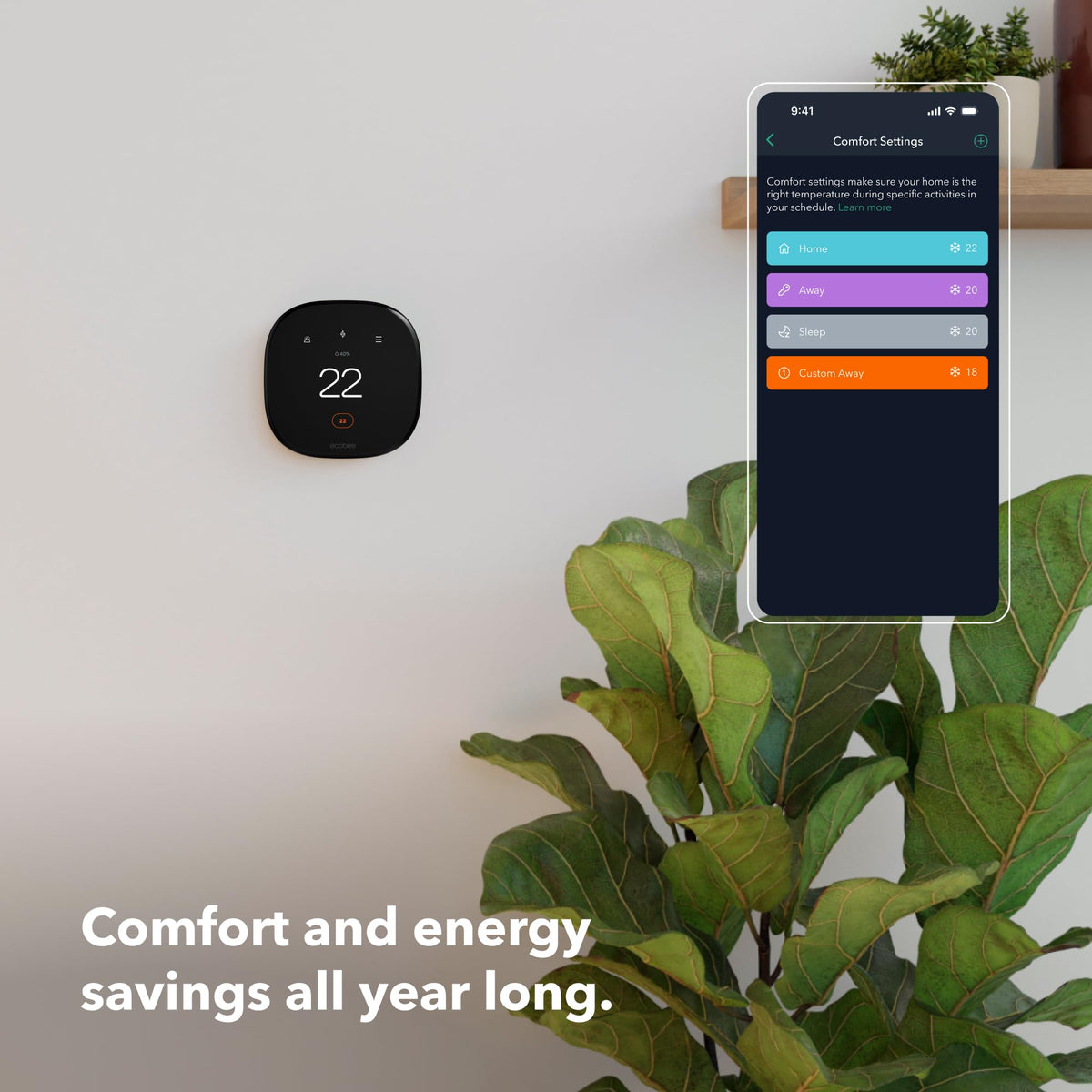 ecobee New Smart Thermostat Enhanced - Programmable Wifi Thermostat - Works with Siri, Alexa, Google Assistant - Energy Star Certified - Smart Home 🍁 All In One Marketplace Canada