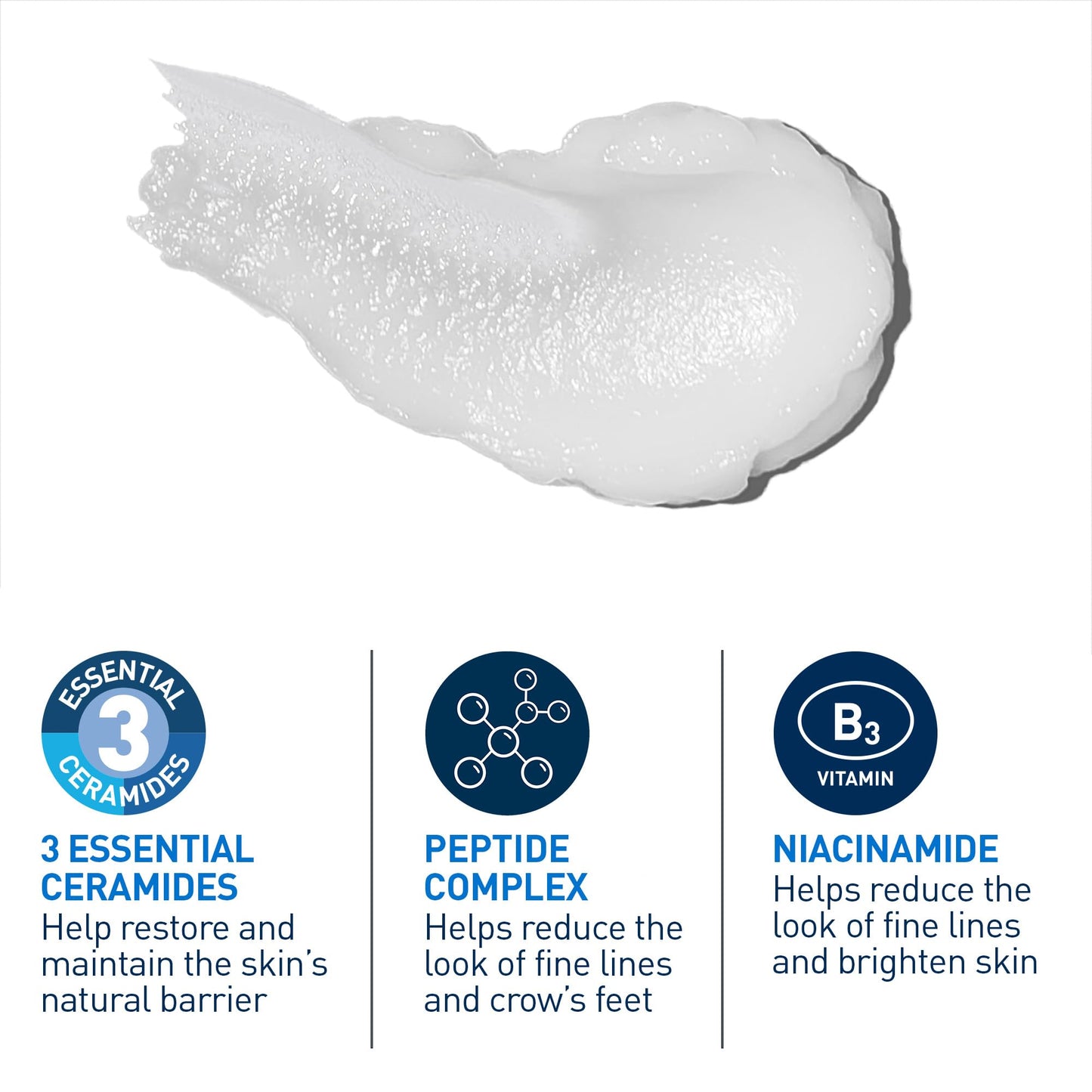 CeraVe Skin Renewing Eye Cream, Under Eye Cream with Caffeine, Peptides, & Hyaluronic Acid, Reduce Appearance of Fine Lines. Fragrance-Free & Ophthalmologist Tested, 15 mL 🍁 All In One Marketplace Canada