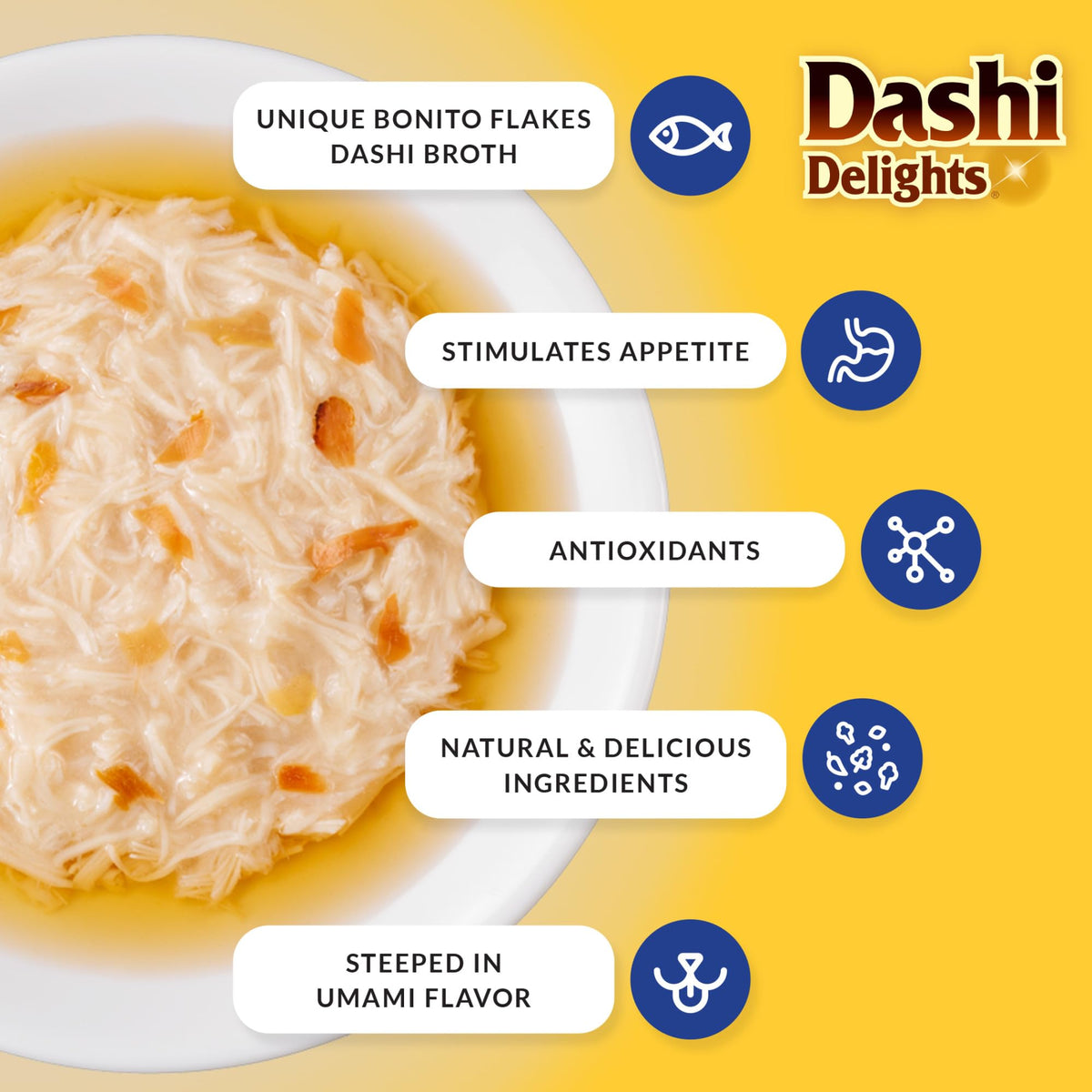 INABA Dashi Delights for Cats, 70 gram Cup, 12 Cups Total, Chicken Variety 🍁 All In One Marketplace Canada