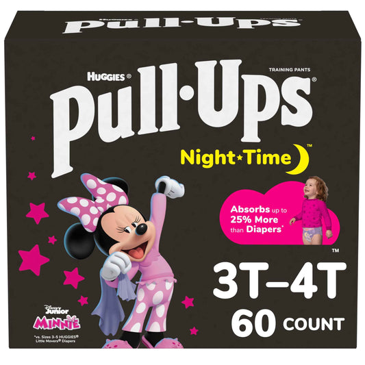 Pull-Ups Girls Potty Training Underwear, Easy Open Training Pants 3T-4T, Pull-Ups Night-Time for Toddlers, 60 ct, Giga Pack 🍁 All In One Marketplace Canada