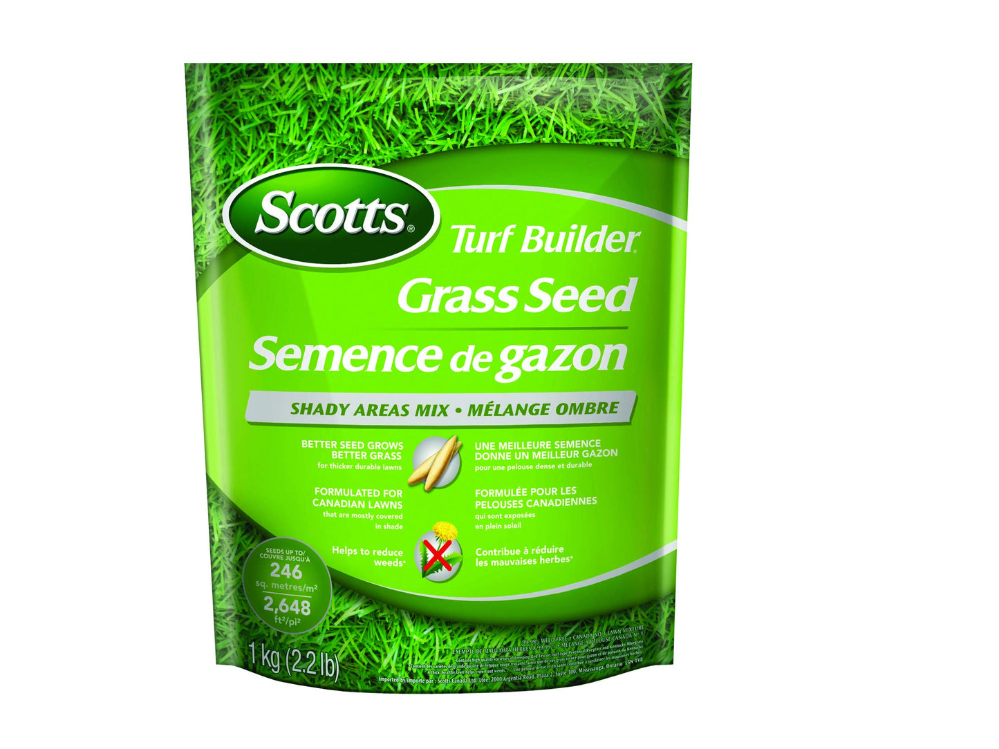 Scotts 20240 Turf Builder Grass Seed Shady Areas Mix 🍁 All In One Marketplace Canada