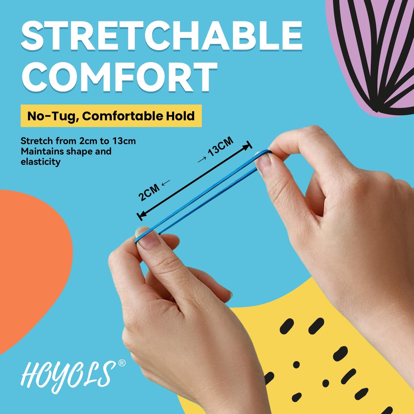 HOYOLS Baby Hair Ties Rubber Bands for Toddler Infants Kids Girls Thin Small Hair Elastics TPU 1500 Piece Pack 🍁 All In One Marketplace Canada