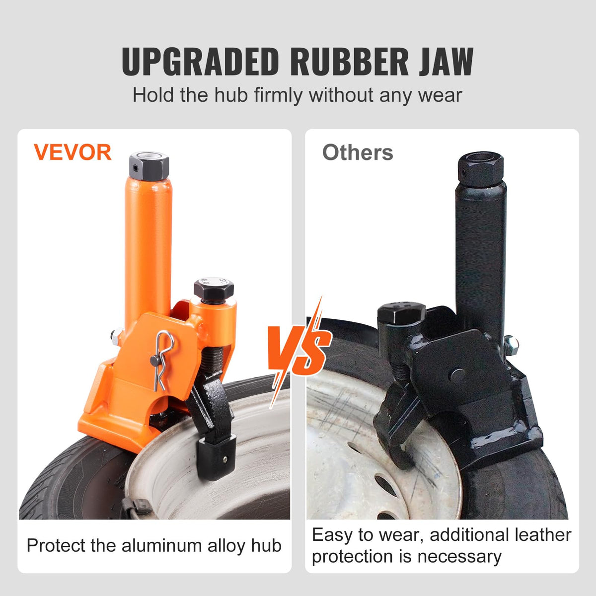 VEVOR Manual Tire Bead Breaker, 38"-42" Tires Changer Tool with Rubber Pad, Protect Aluminum Alloy Hubs, Easy-Operated Tire Repair Tool for ATVs/UTVs, Tractors, Trucks, Cars, Heavy Duty Tires 🍁 All In One Marketplace Canada