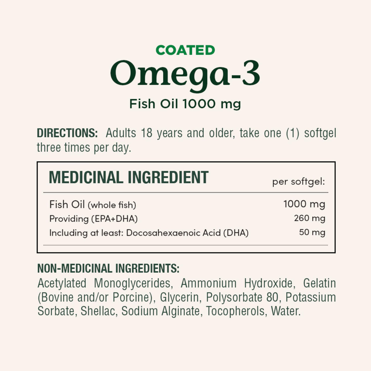 NATURE'S BOUNTY Omega-3 Fish Oil, 1000 mg, Softgels, 262.1 g 🍁 All In One Marketplace Canada
