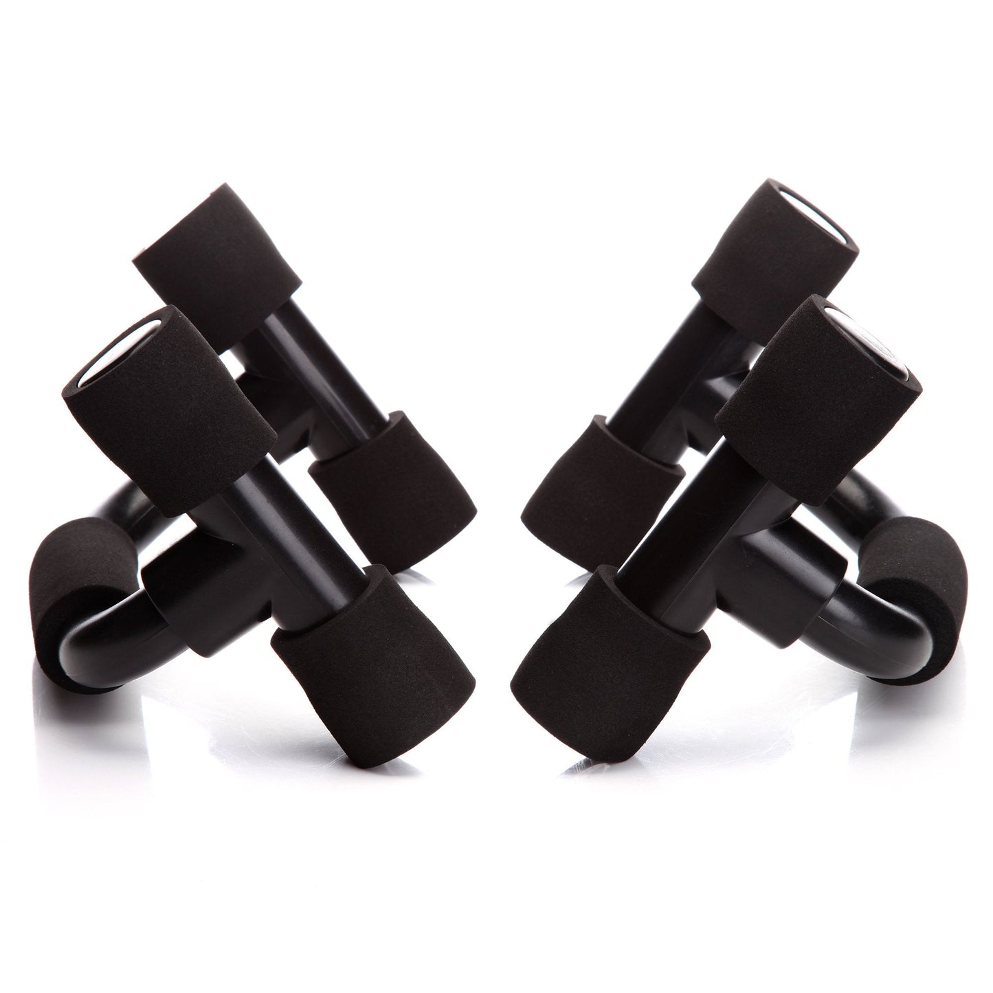 Readaeer Push Up Bars Gym Exercise Equipment Fitness 1 Pair Pushup Handles with Cushioned Foam Grip and Non-Slip Sturdy Structure Push Up Bars for Men & Women（Black） 🍁 All In One Marketplace Canada