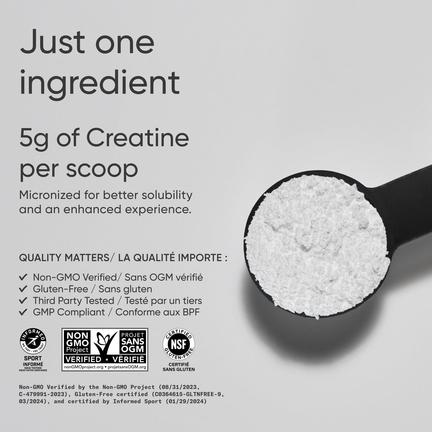 Sports Research® Creatine Monohydrate - Pure Micronized Creatine Monohydrate Powder - Improves strength, power, and performance for Women and Men | Non-GMO 100 Servings 🍁 All In One Marketplace Canada