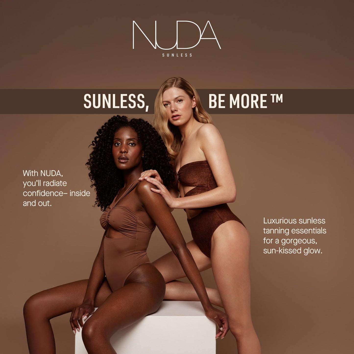 Nuda CloudMist Face Tan Water | Buildable Facial Tanning Mist for Light to Medium Complexions | Infused with Vitamins and White Tea & Rosehip Extracts | Lightweight, Bronzer-Free Formula, (75 mL) 🍁 All In One Marketplace Canada