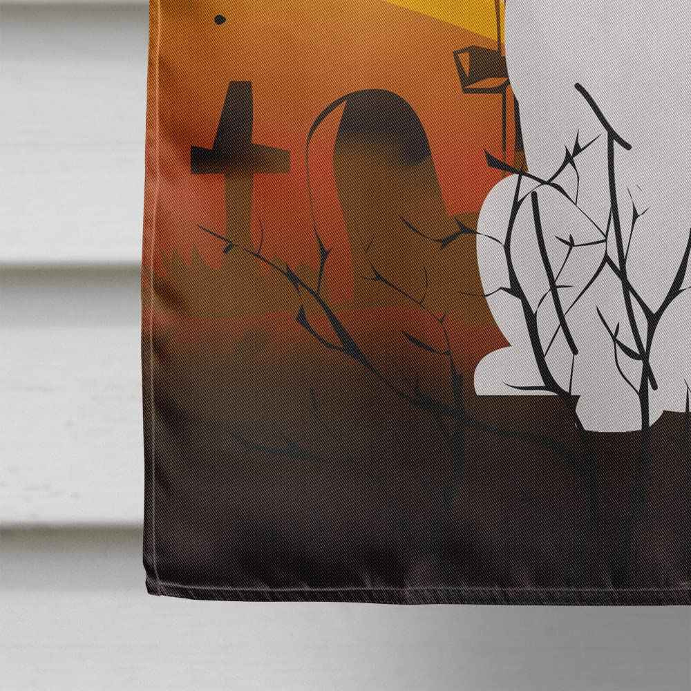 Caroline's Treasures BB4380CHF Halloween White Boxer Cooper Flag Canvas House Size, Large, Multicolor